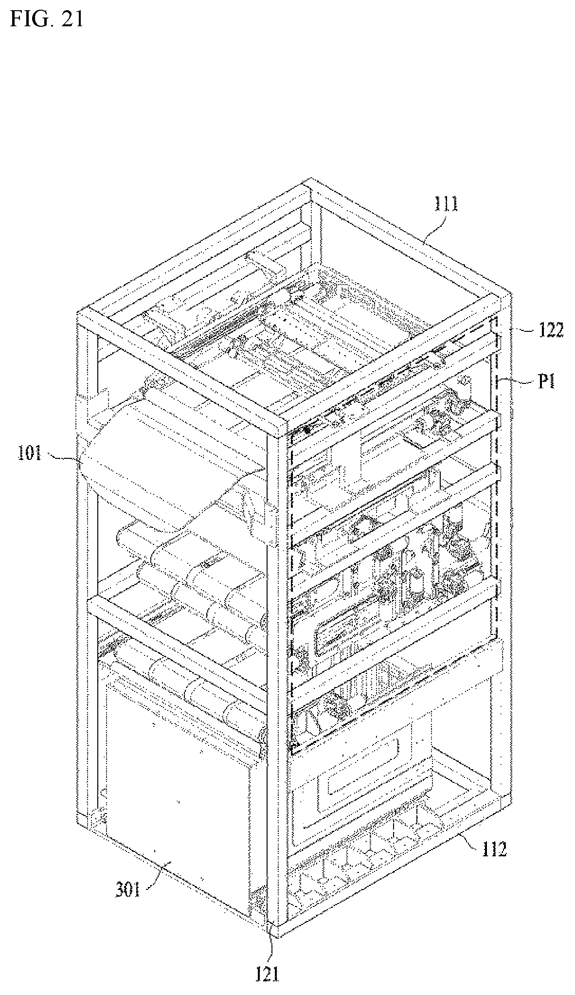 Patent US12104314 Figure 14 – Clothes folding apparatus