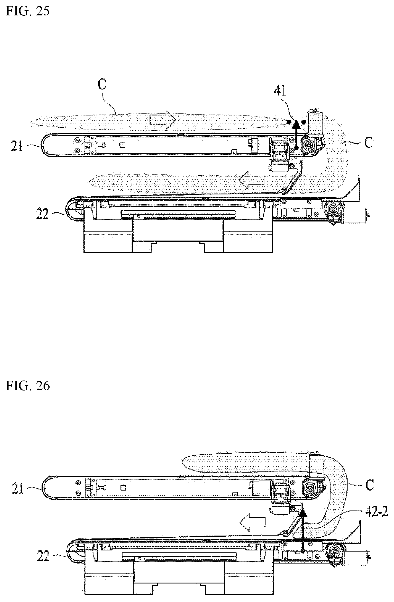 Patent US12104314 Figure 17 – Clothes folding apparatus