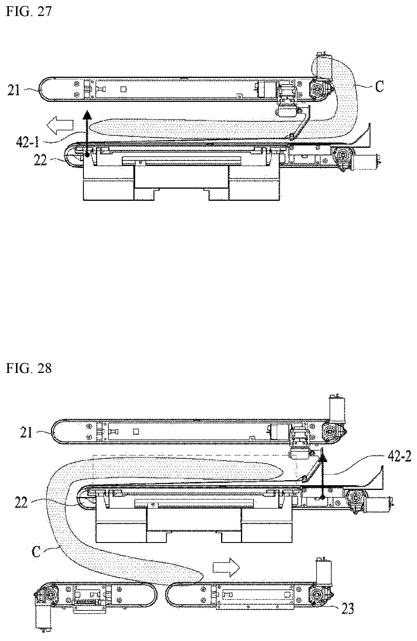 Patent US12104314 Figure 18 – Clothes folding apparatus