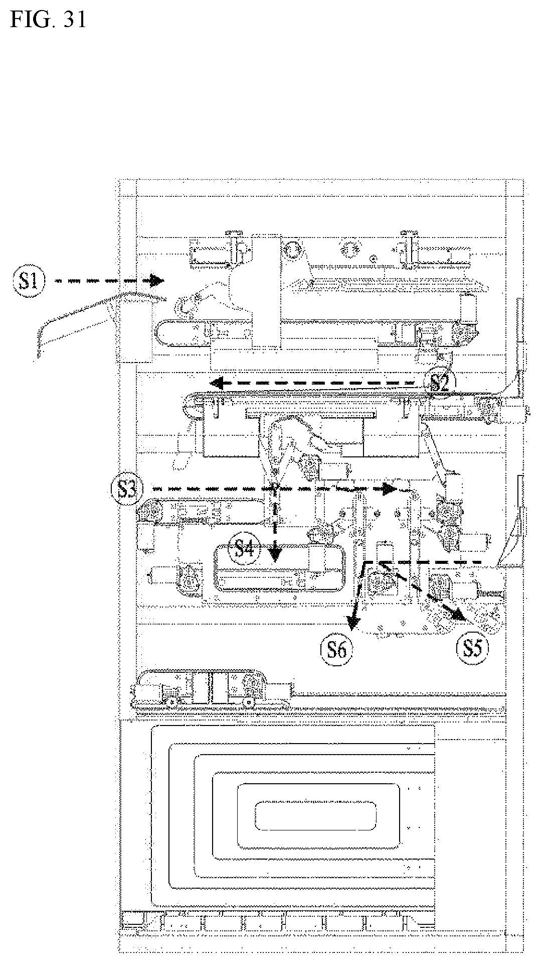 Patent US12104314 Figure 20 – Clothes folding apparatus