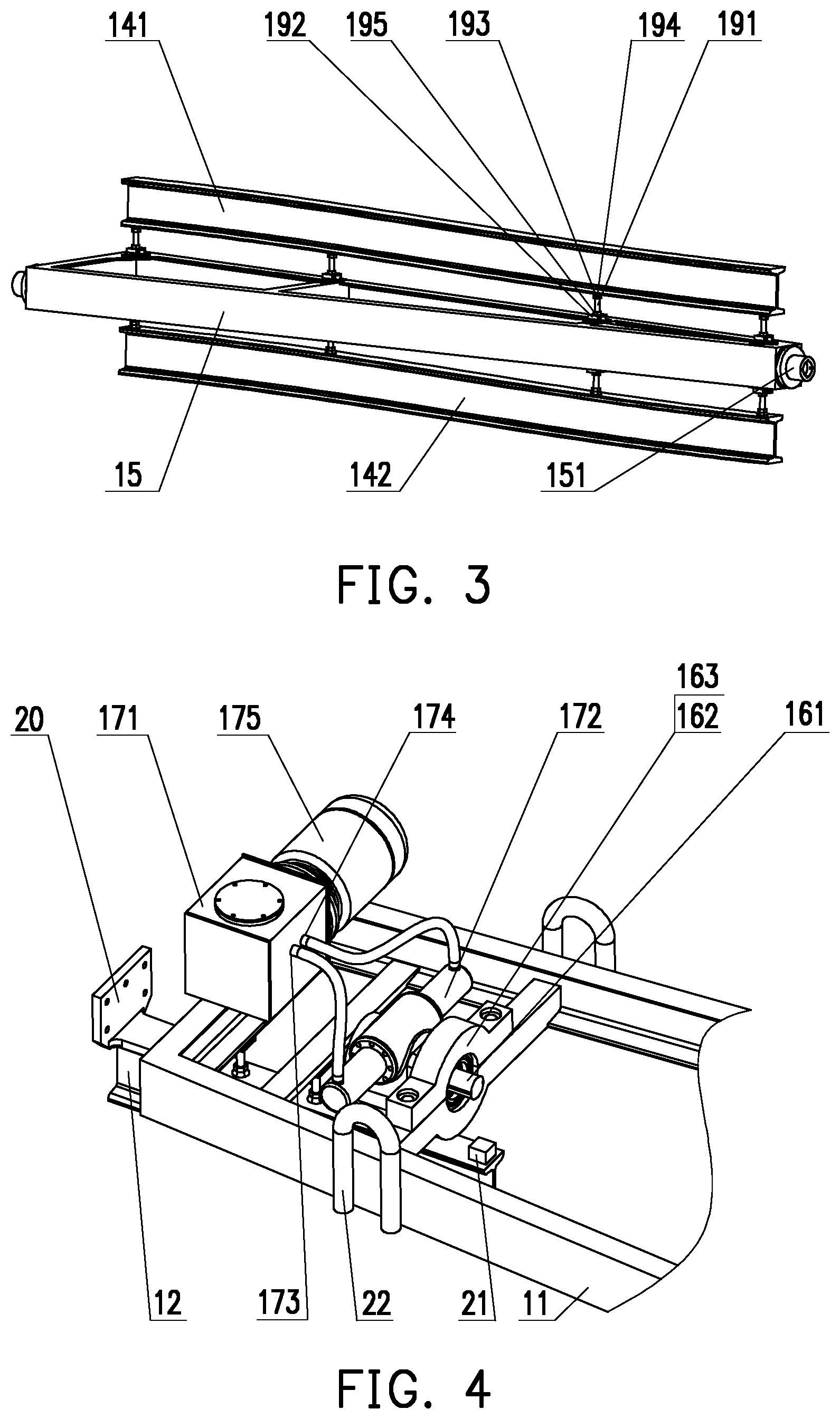 Patent US12104328 Figure 2 – Turnout apparatus for overhead monorail