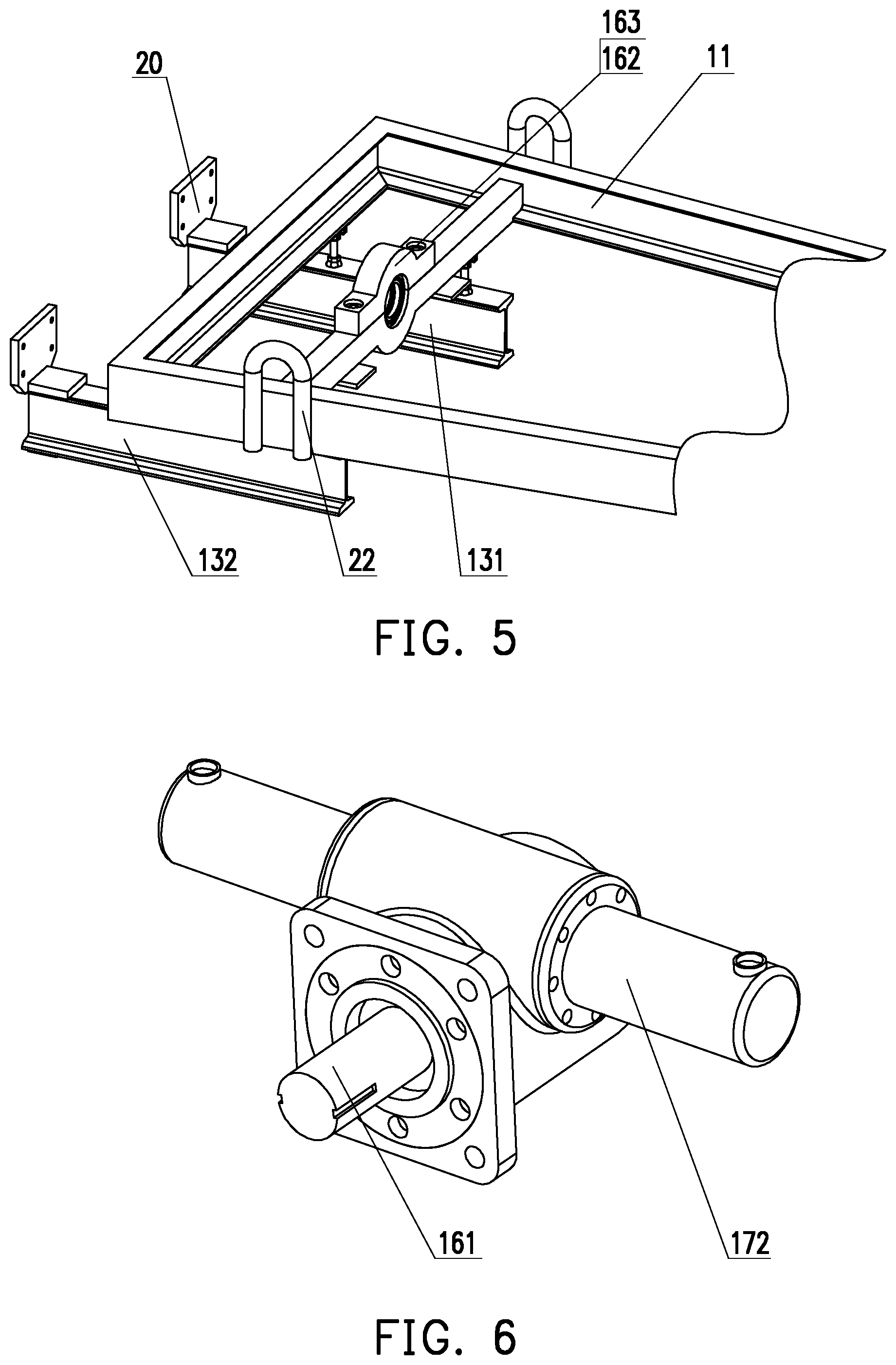 Patent US12104328 Figure 3 – Turnout apparatus for overhead monorail