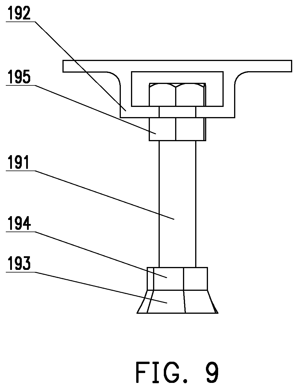 Patent US12104328 Figure 5 – Turnout apparatus for overhead monorail