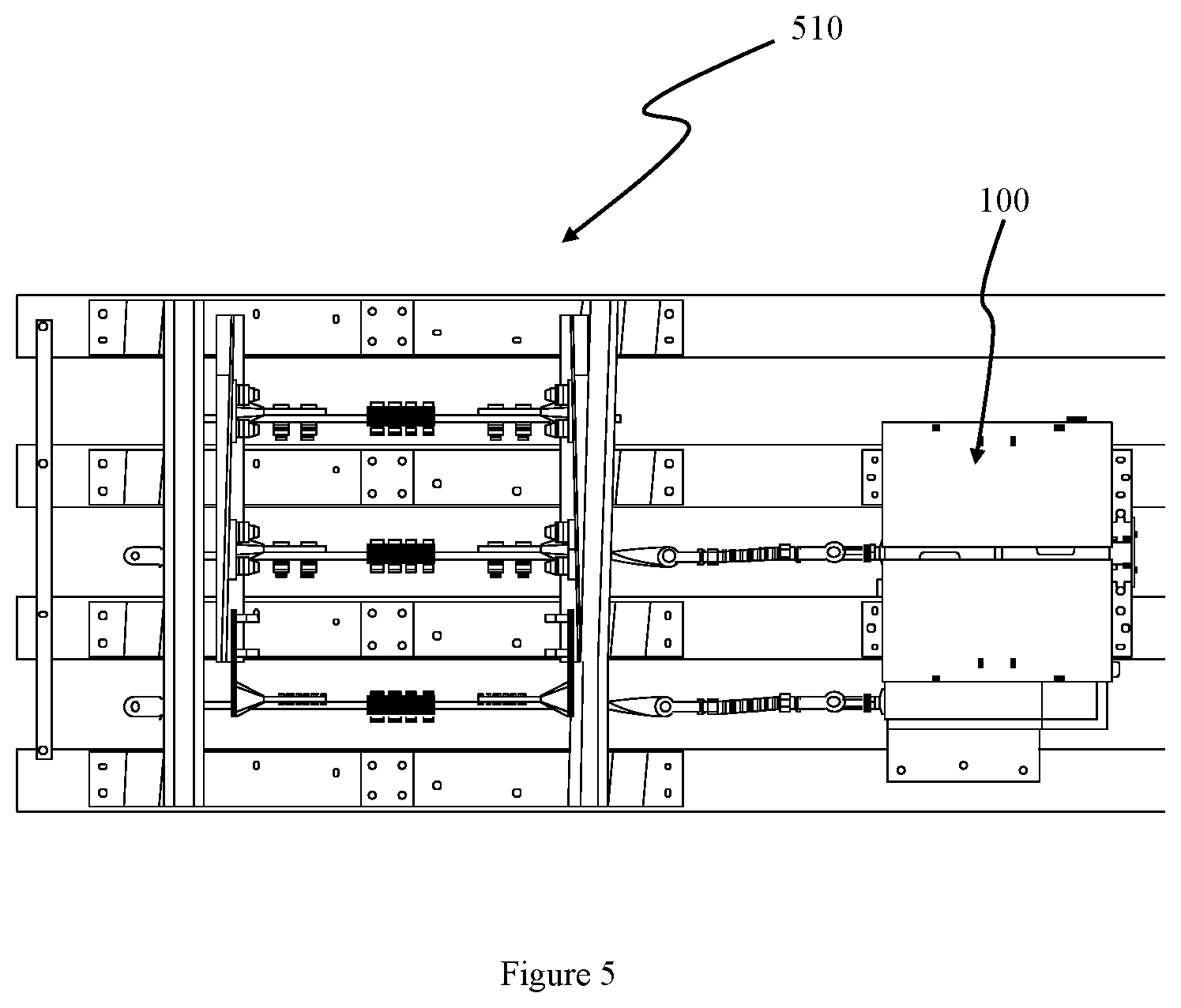Patent US12104331 Figure 4 – Saborage-resistant switch device for moving railroad switch points