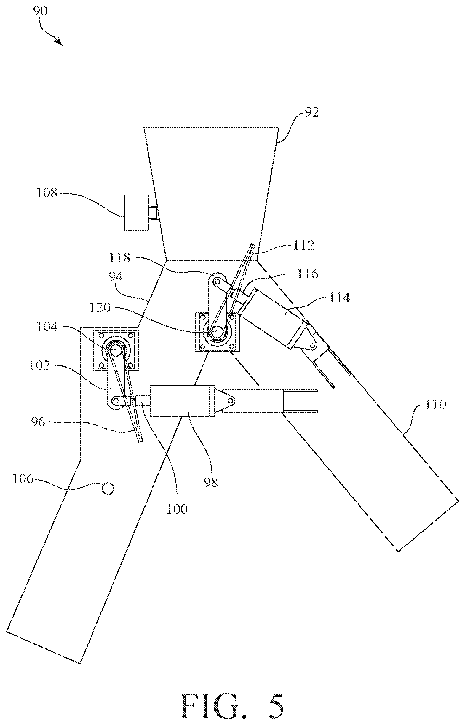 Patent US12104333 Figure 5 – System and method for processing recycled asphalt pavement or aggregate for asphalt production