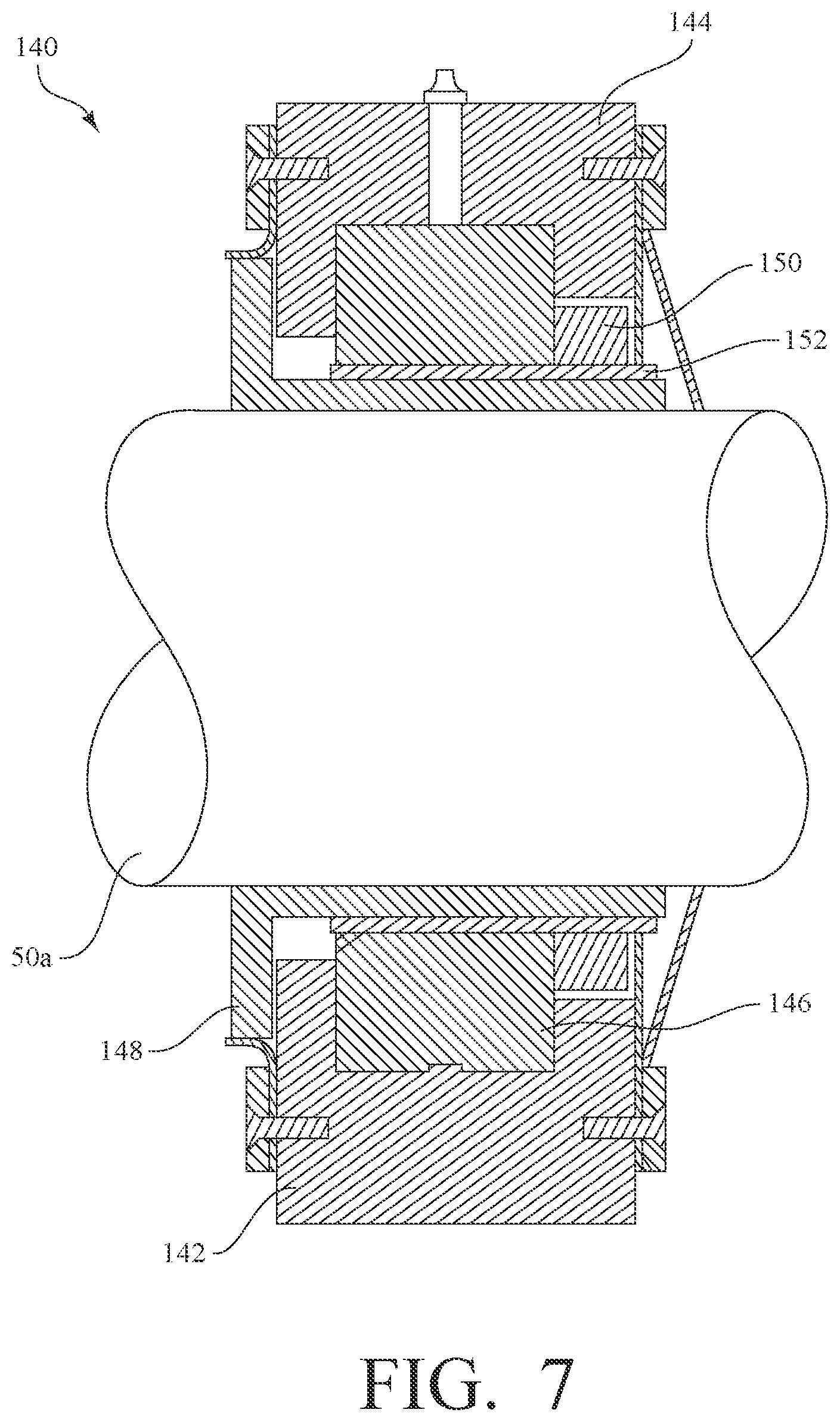 Patent US12104333 Figure 7 – System and method for processing recycled asphalt pavement or aggregate for asphalt production