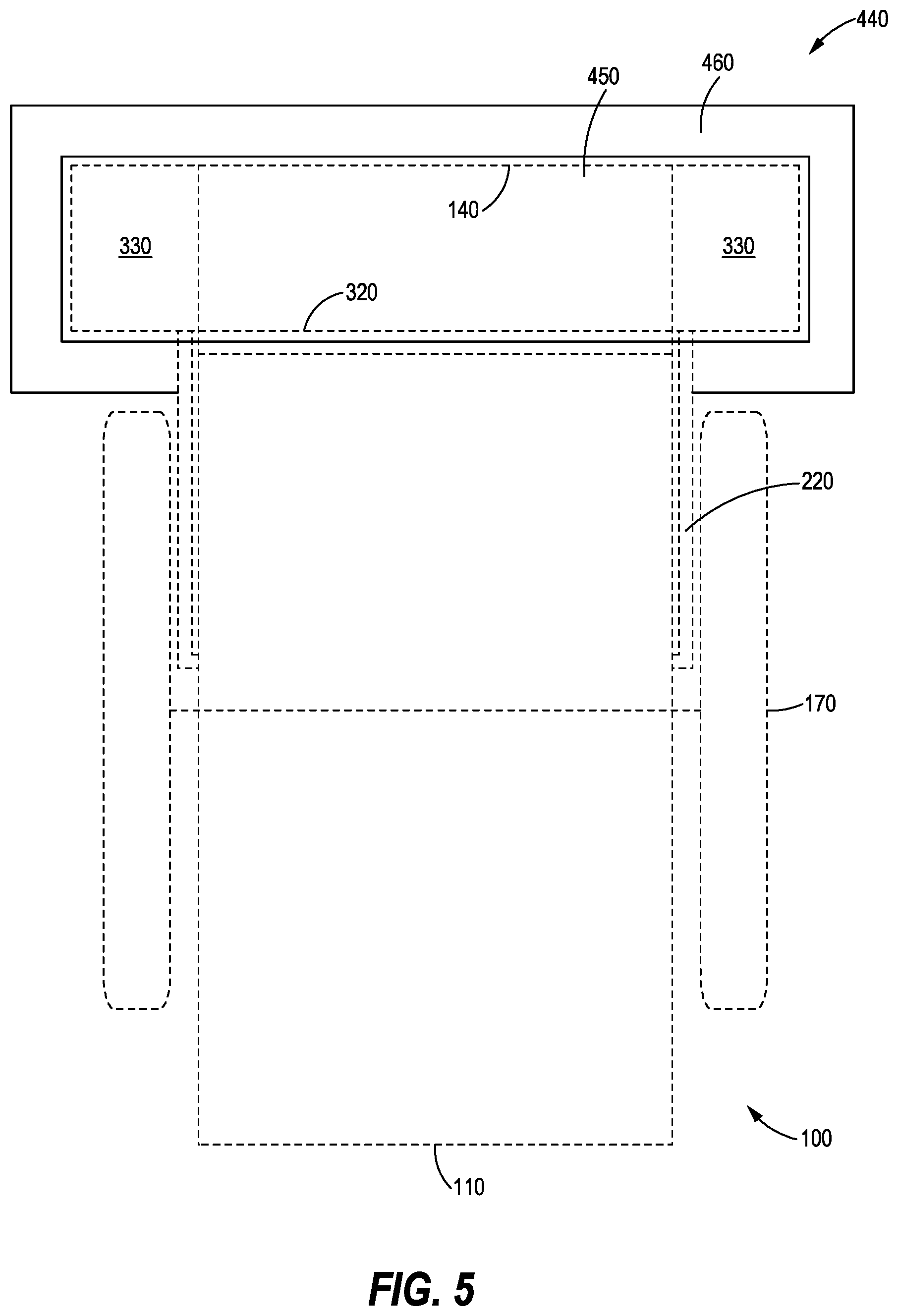Patent US12104335 Figure 5 – System and method for automatic lowering of a paving machine screed assembly