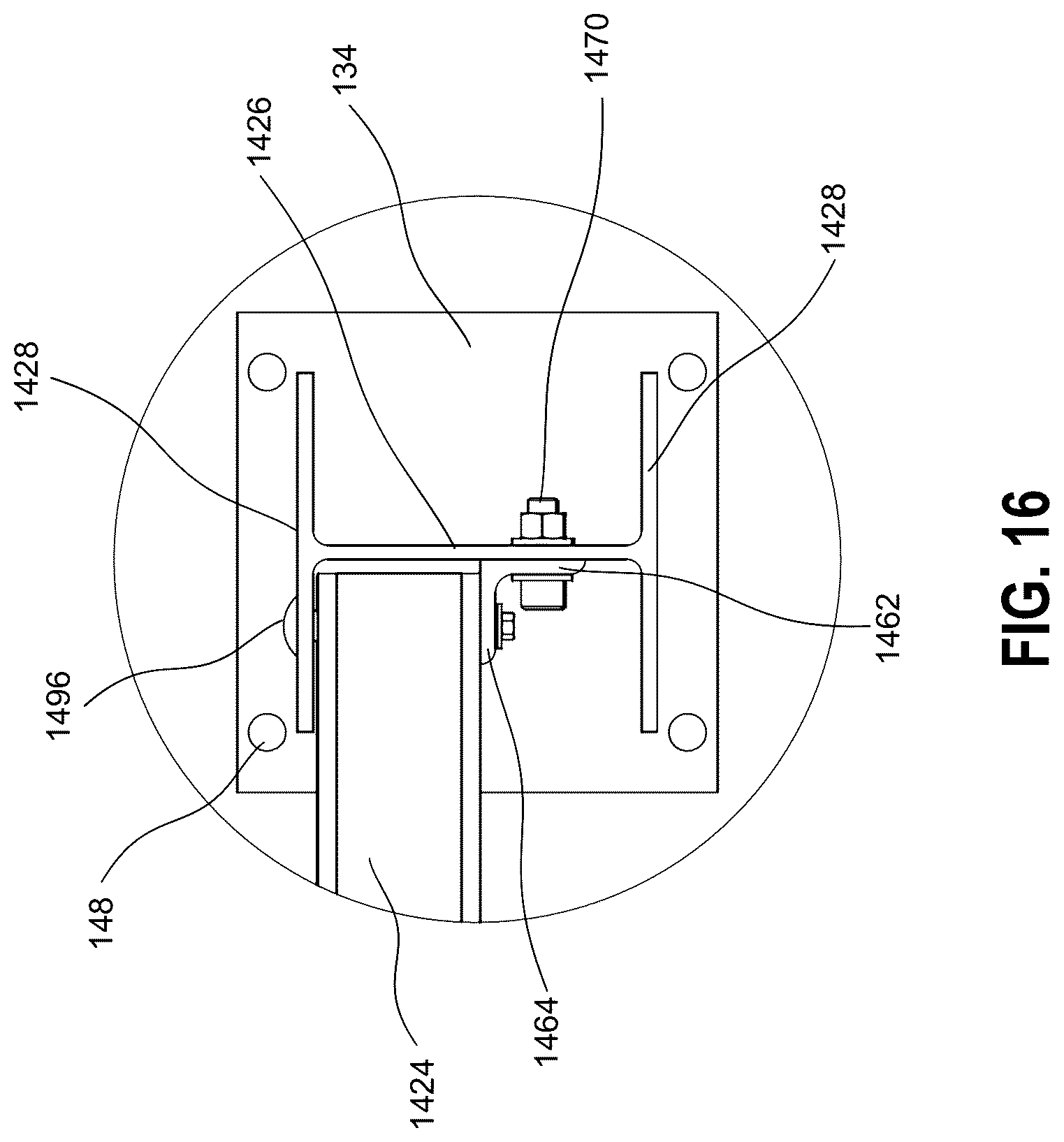 Patent US12104339 Figure 16 – Sound wall and method of constructing the same