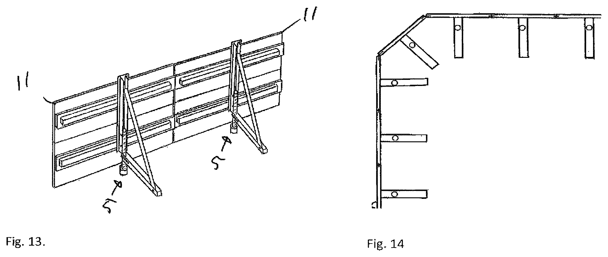 Patent US12104341 Figure 3 – Ground-anchored foundation for a mobile flood protection arrangement and flood protection arrangement for attachment to a ground-anchored foundation, as well as method for anchoring a mobile flood protection arrangement