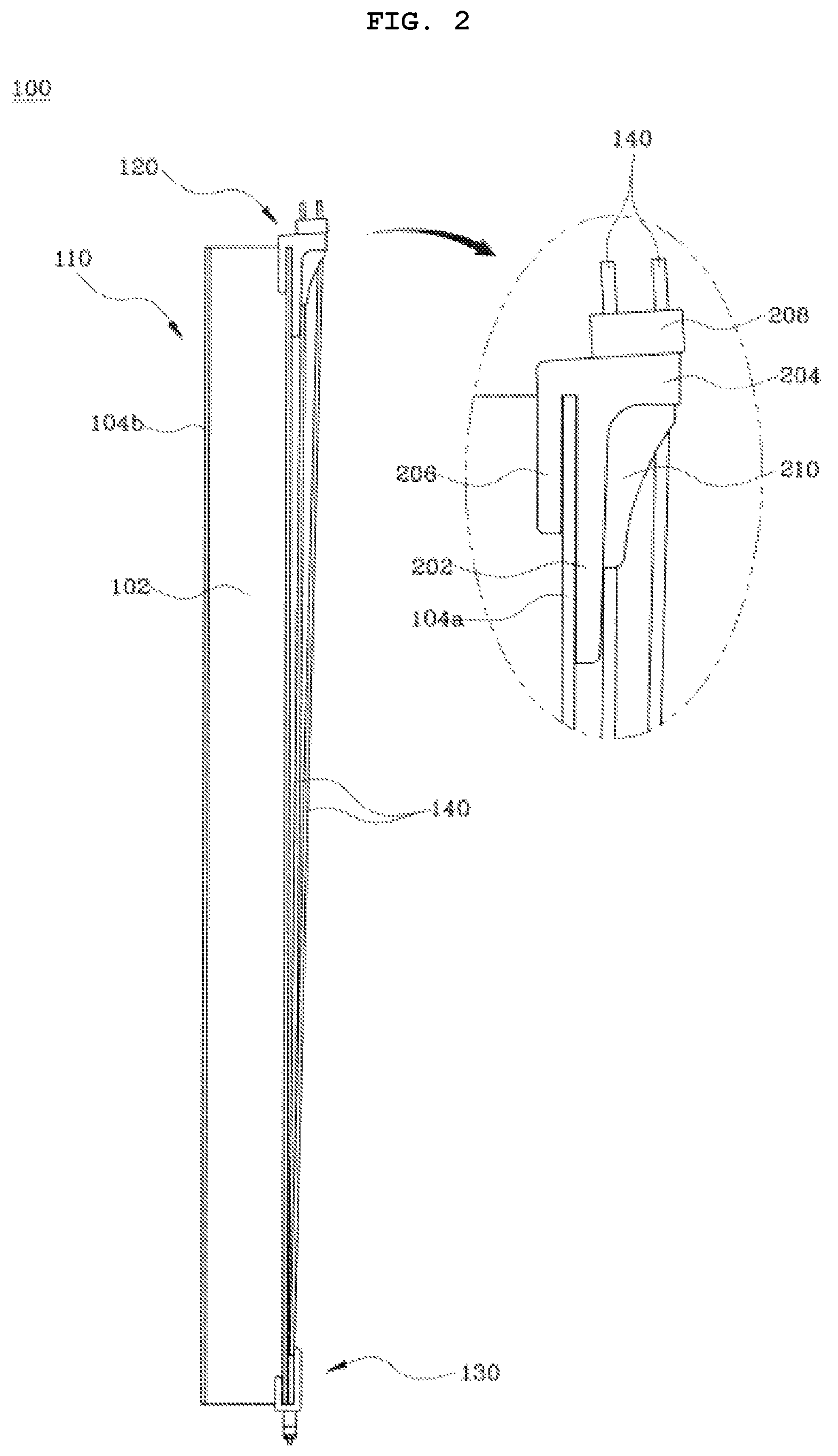 Patent US12104343 Figure 2 – Thumb pile including fitting bracket and method for constructing structure for temporary earth retaining