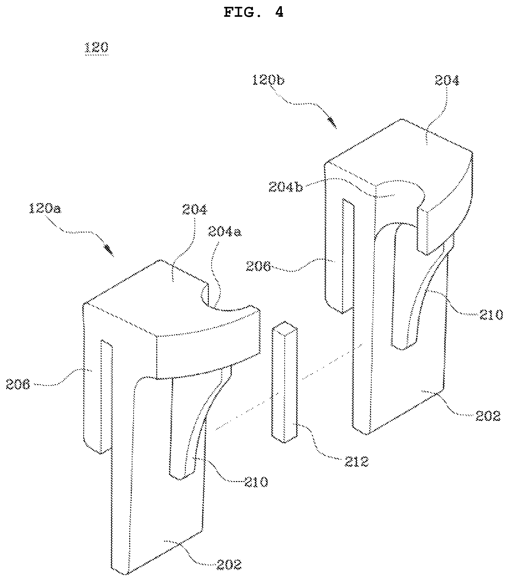 Patent US12104343 Figure 4 – Thumb pile including fitting bracket and method for constructing structure for temporary earth retaining