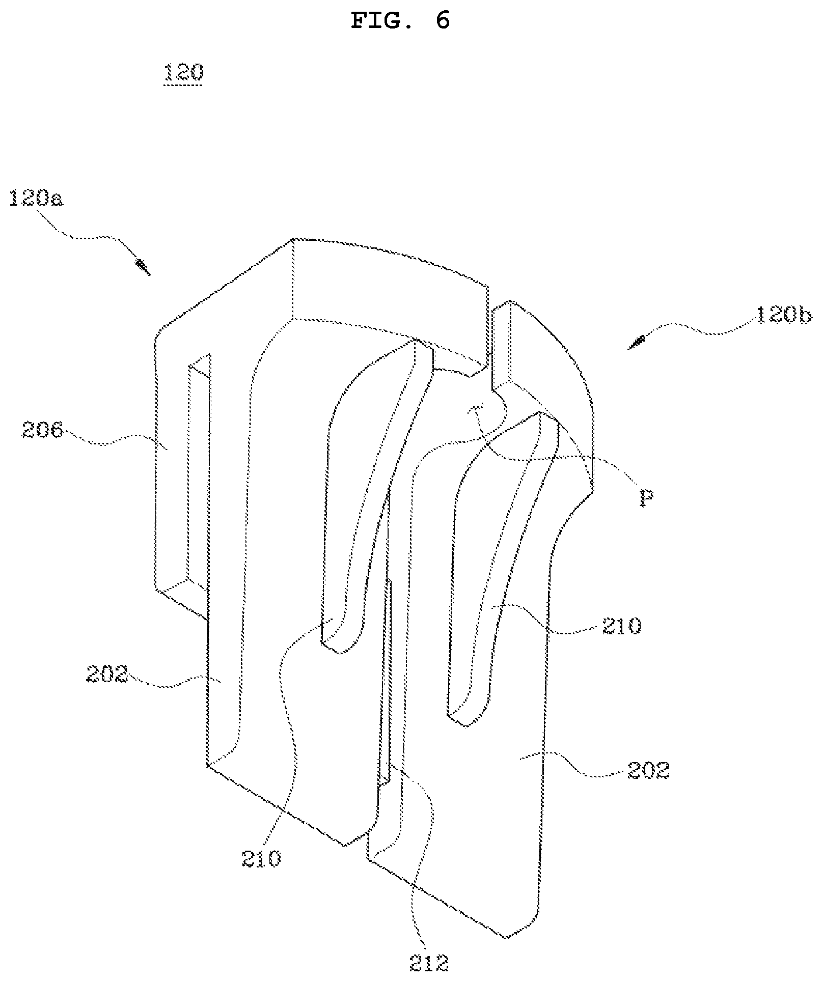 Patent US12104343 Figure 6 – Thumb pile including fitting bracket and method for constructing structure for temporary earth retaining
