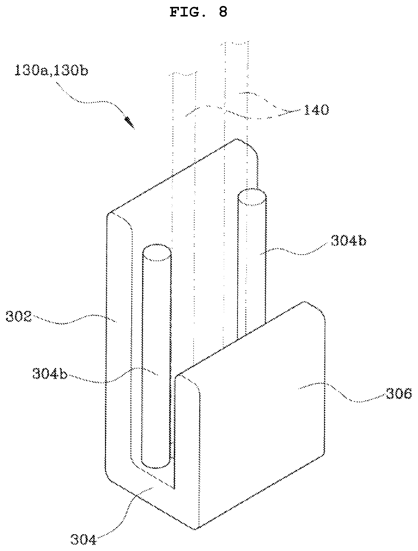 Patent US12104343 Figure 8 – Thumb pile including fitting bracket and method for constructing structure for temporary earth retaining