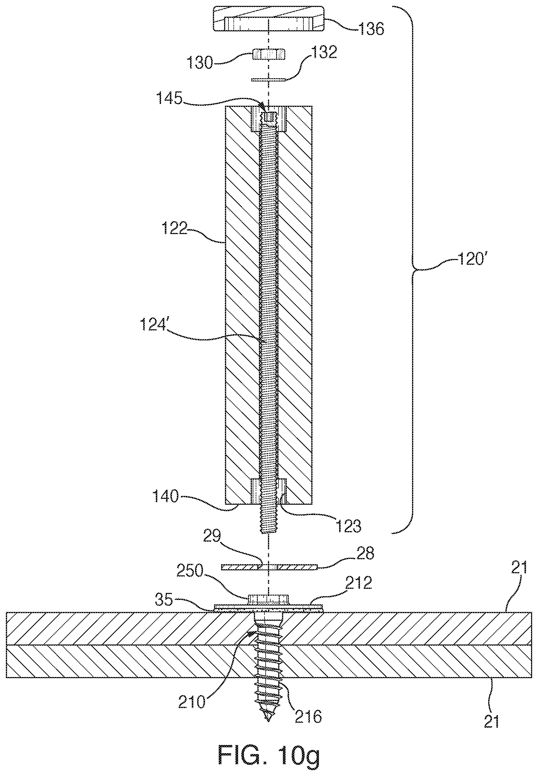 Patent US12104344 Figure 17 – Anchor and railing assembly