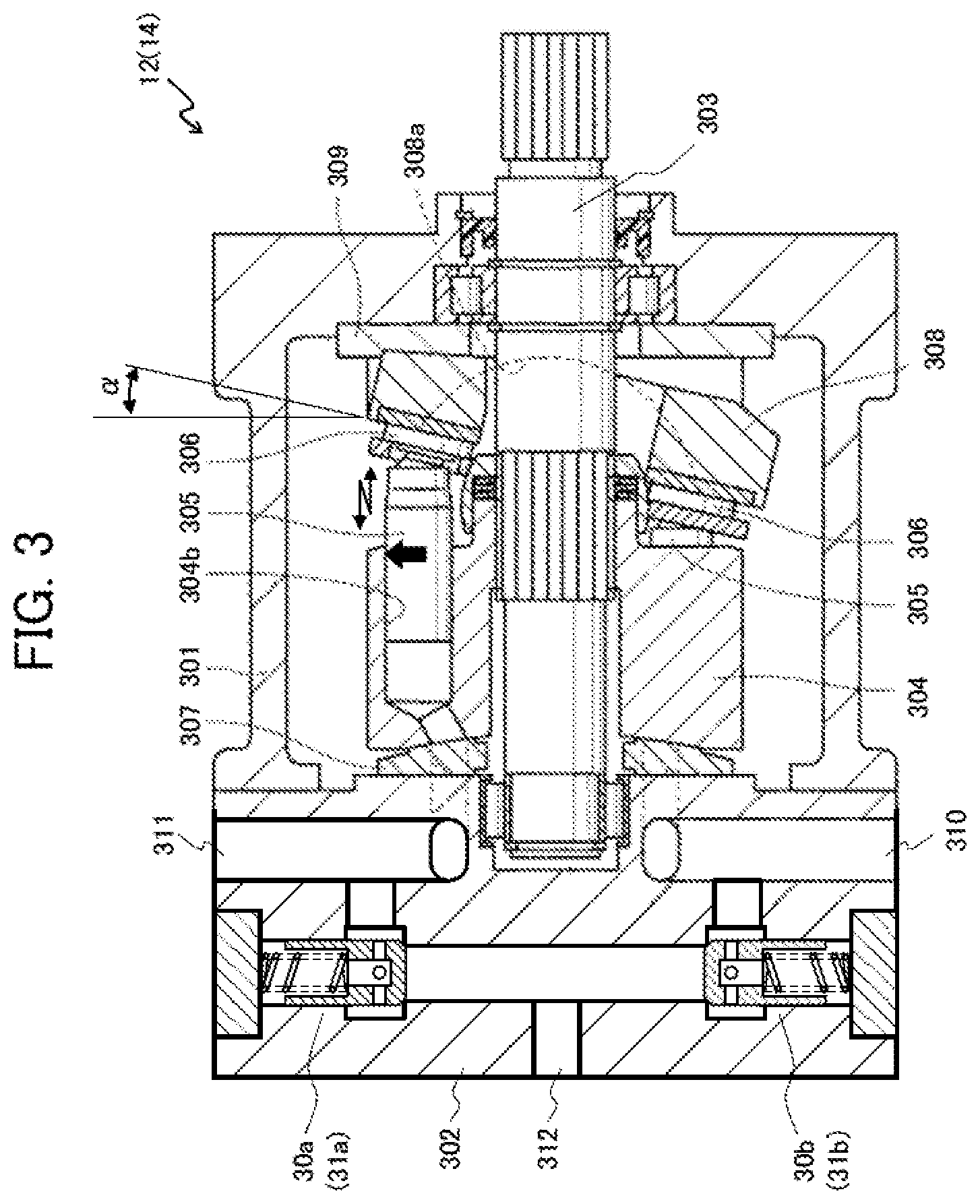 Patent US12104349 Figure 3 – Construction machine