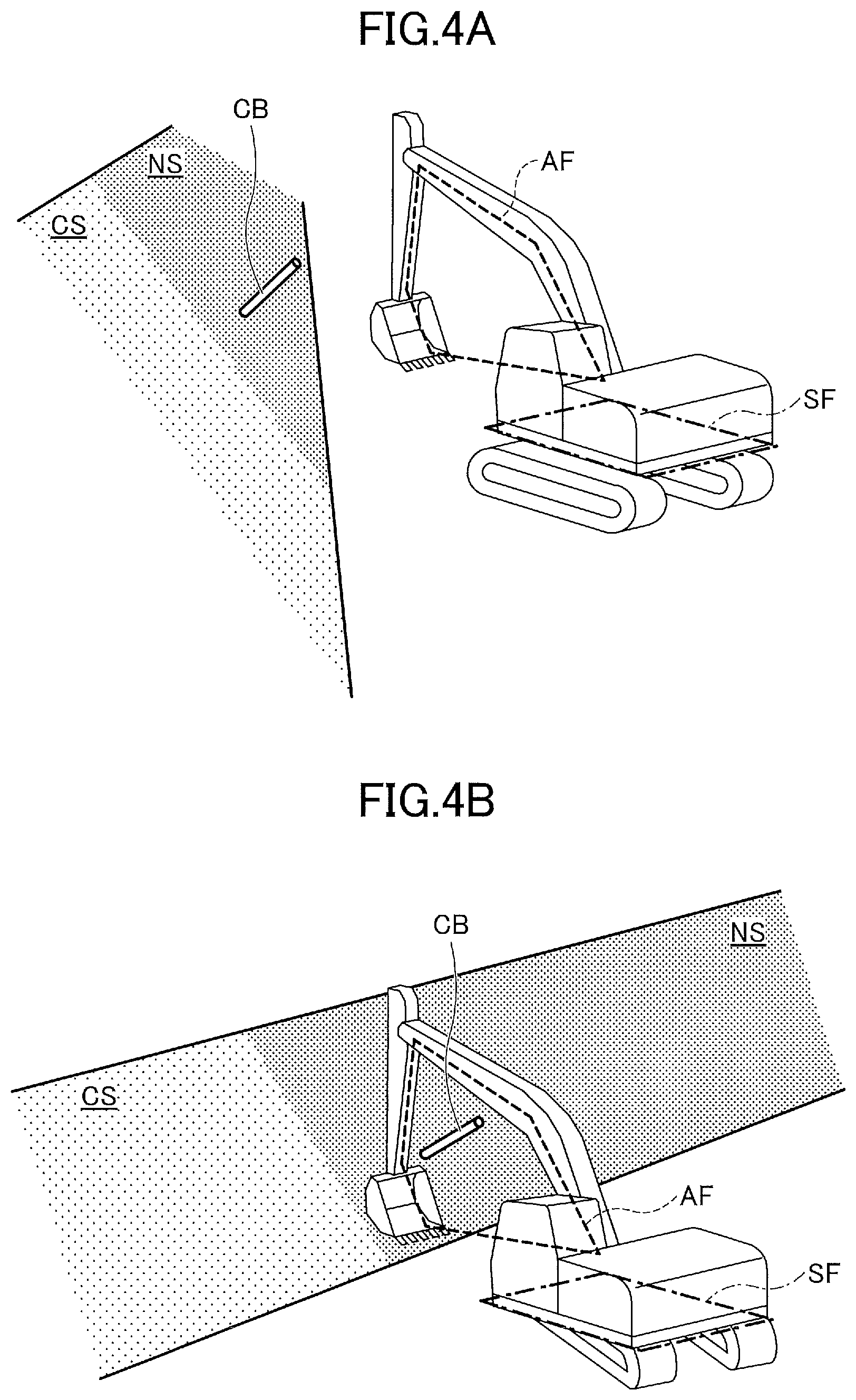Patent US12104353 Figure 4 – Excavator and control apparatus for excavator