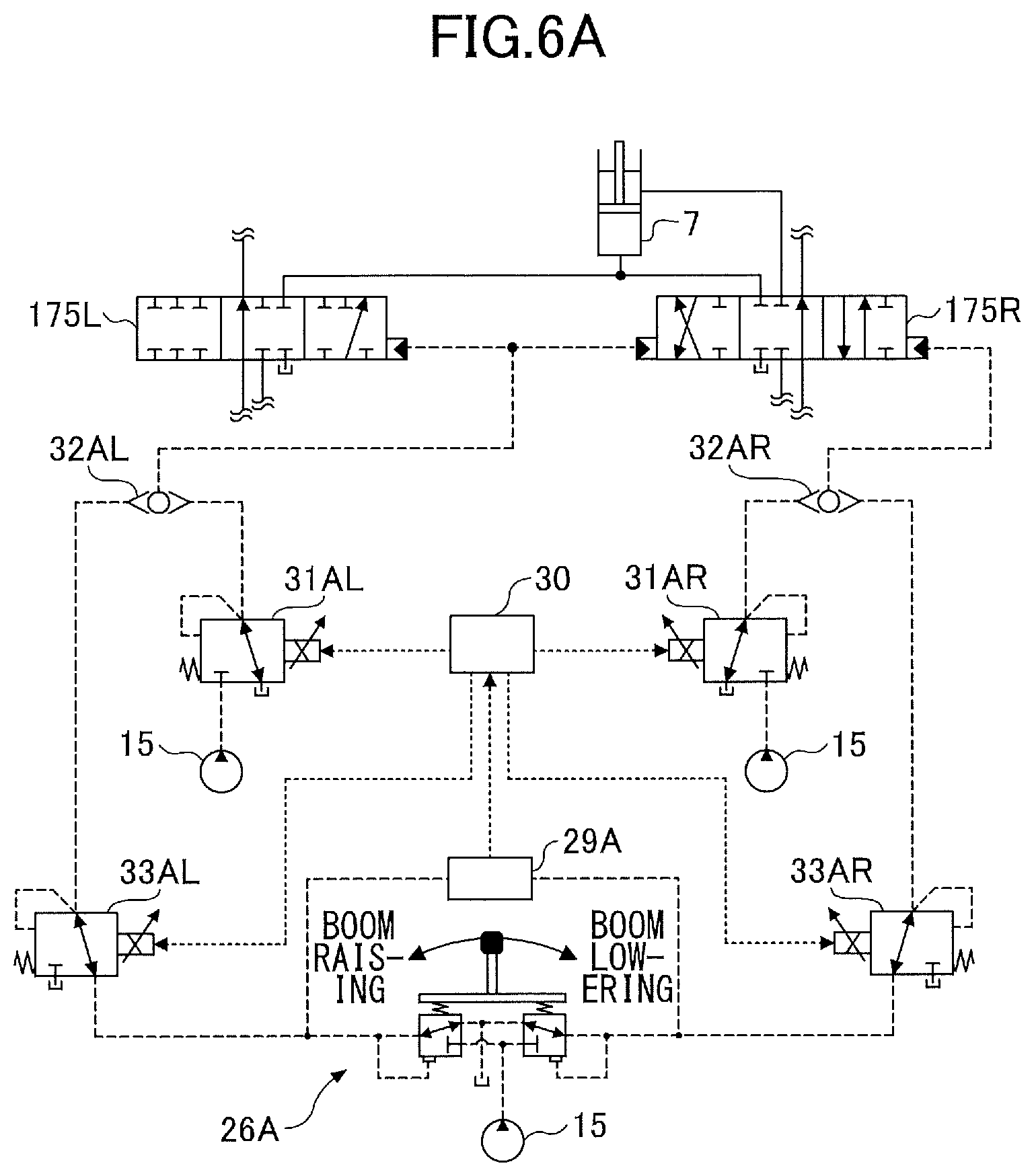 Patent US12104353 Figure 6 – Excavator and control apparatus for excavator
