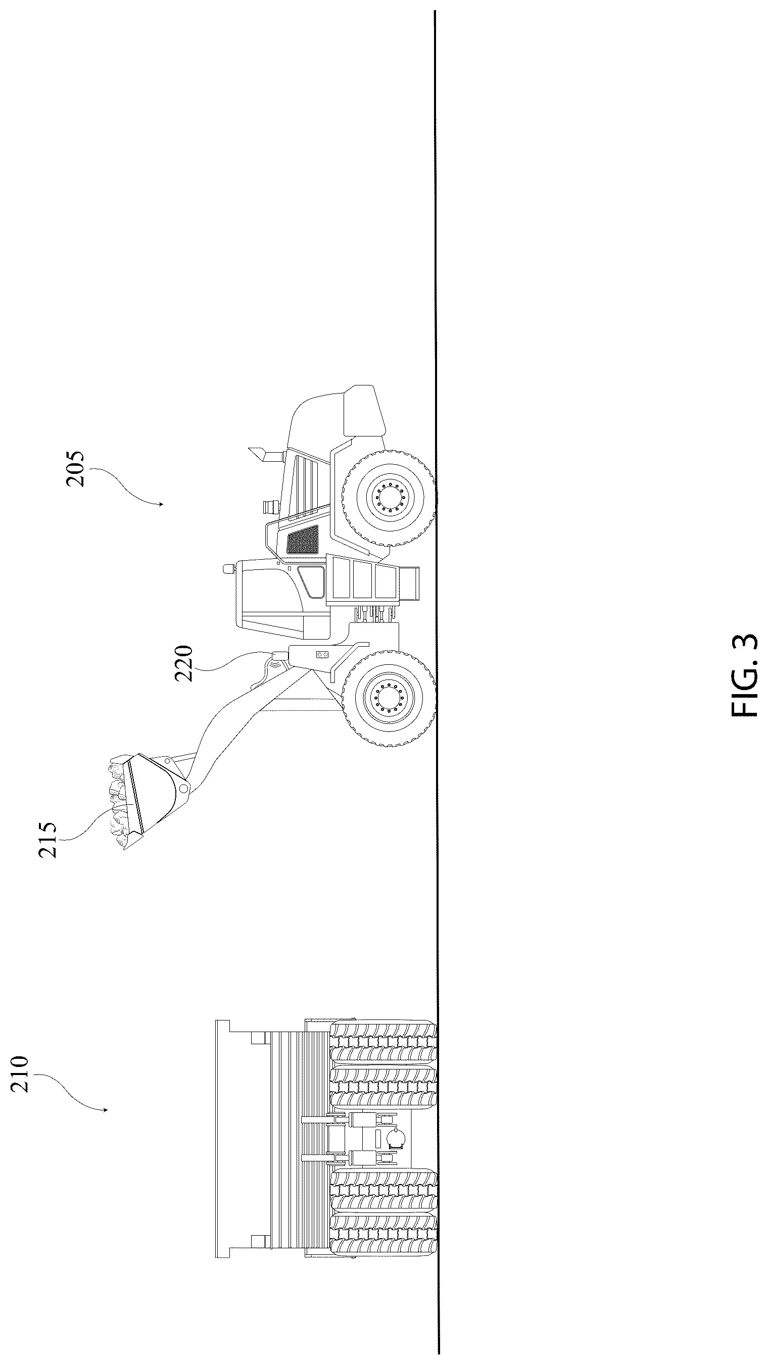 Patent US12104355 Figure 3 – Truck load dumping for an autonomous loader