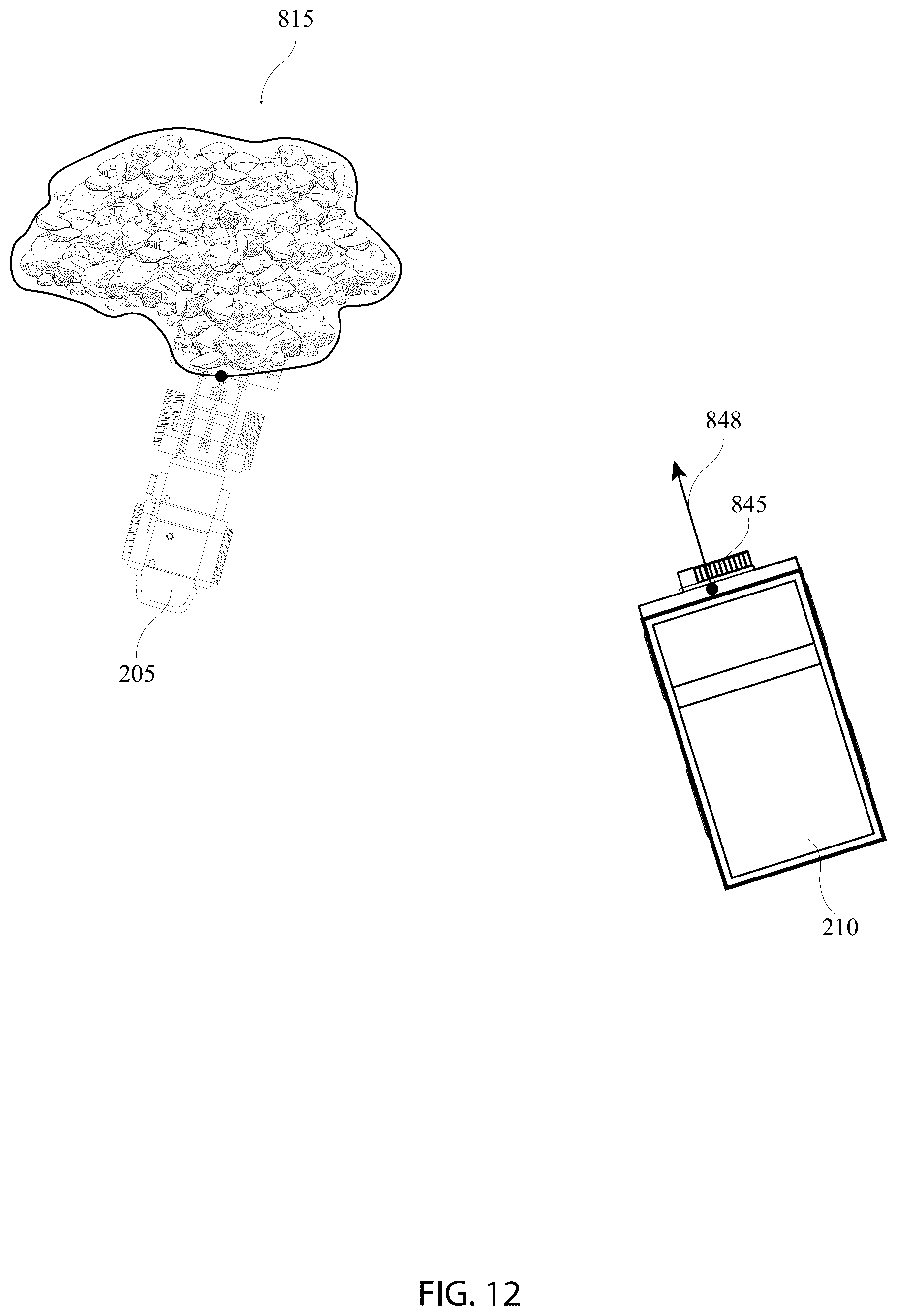 Patent US12104355 Figure 12 – Truck load dumping for an autonomous loader