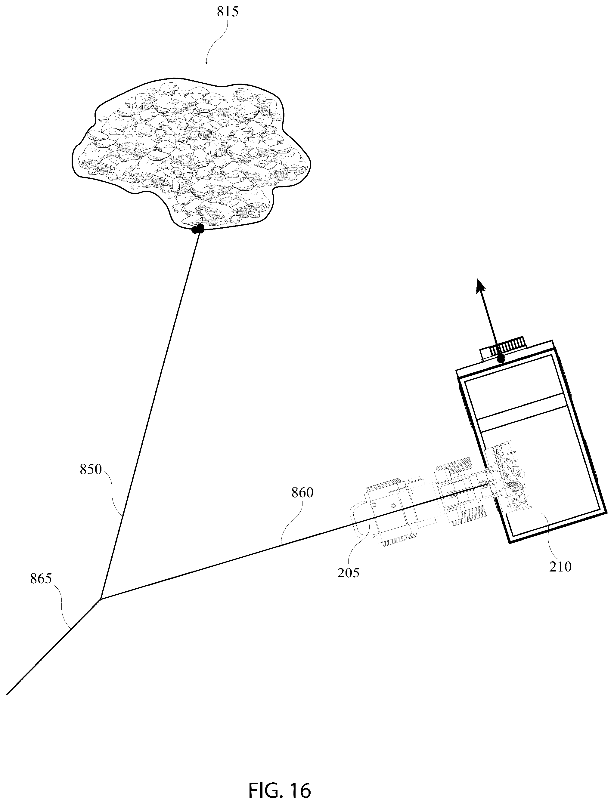 Patent US12104355 Figure 16 – Truck load dumping for an autonomous loader