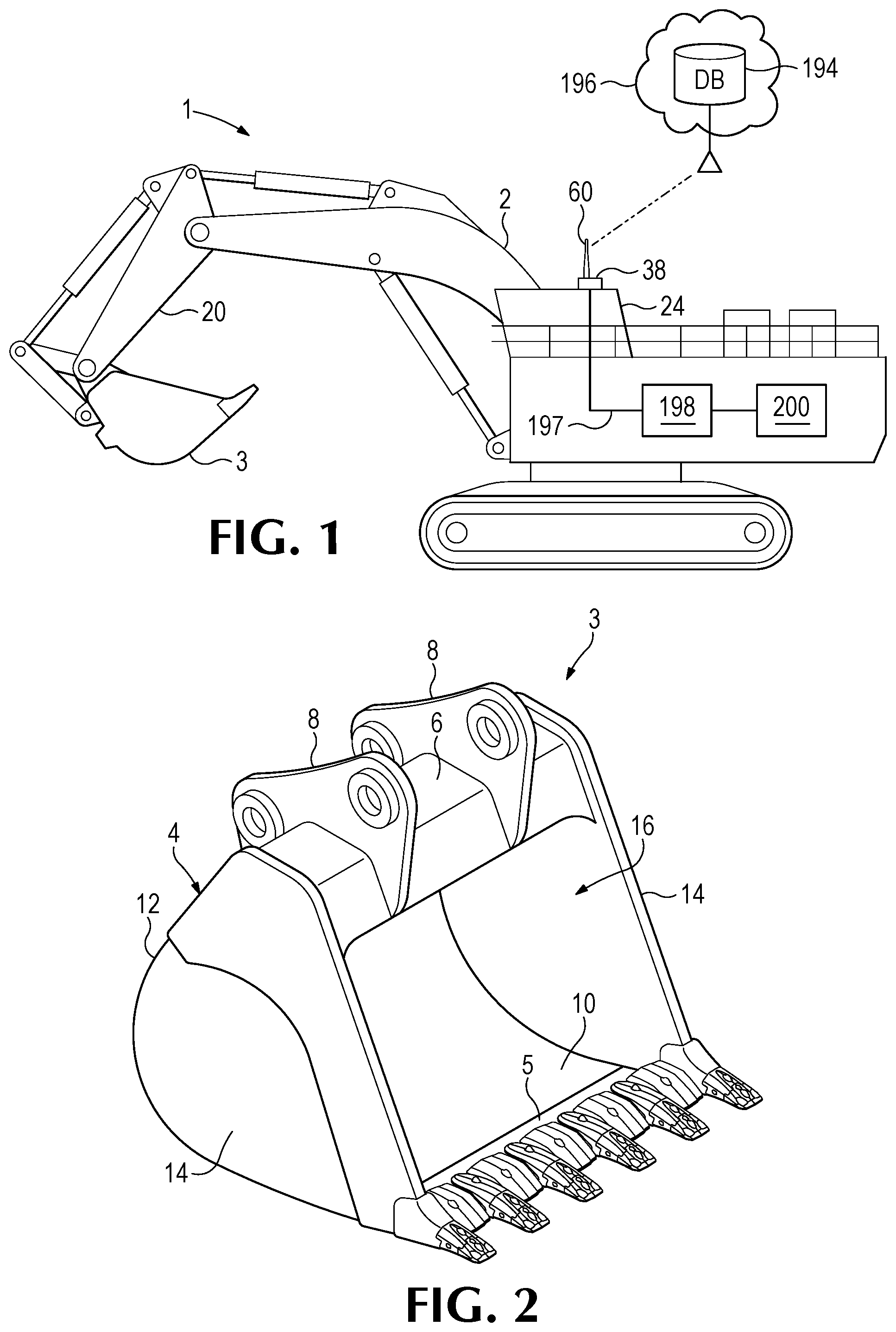 Patent US12104359 Figure 1 – Monitoring ground-engaging products for earth working equipment