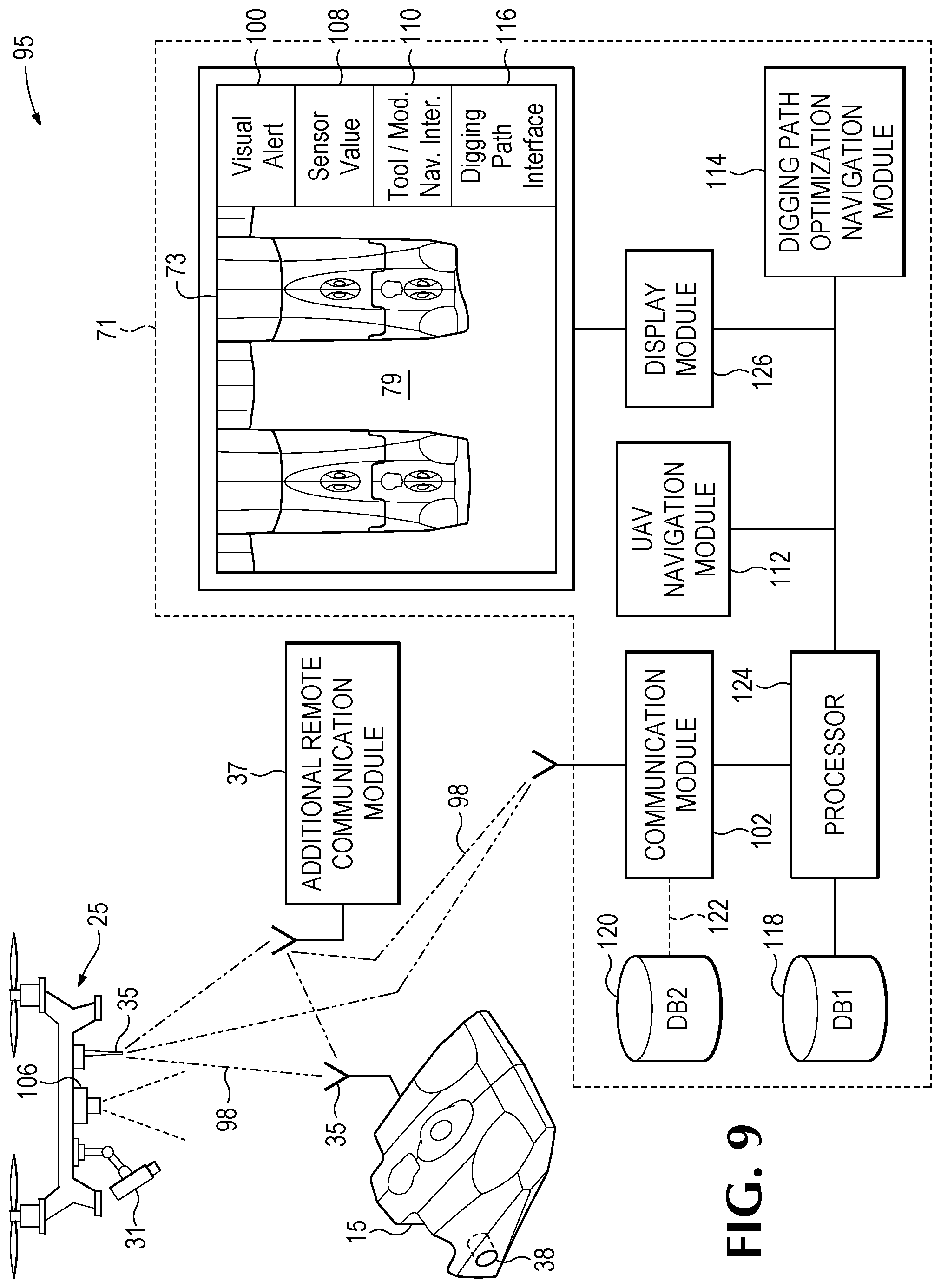 Patent US12104359 Figure 7 – Monitoring ground-engaging products for earth working equipment