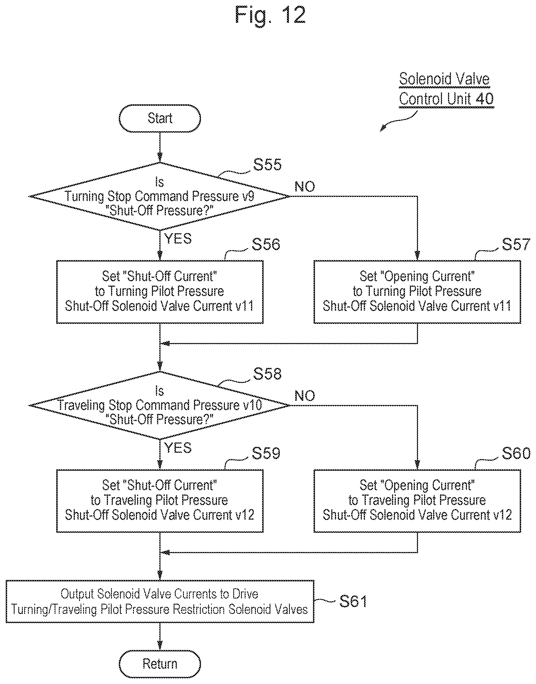 Patent US12104360 Figure 12 – Construction machine