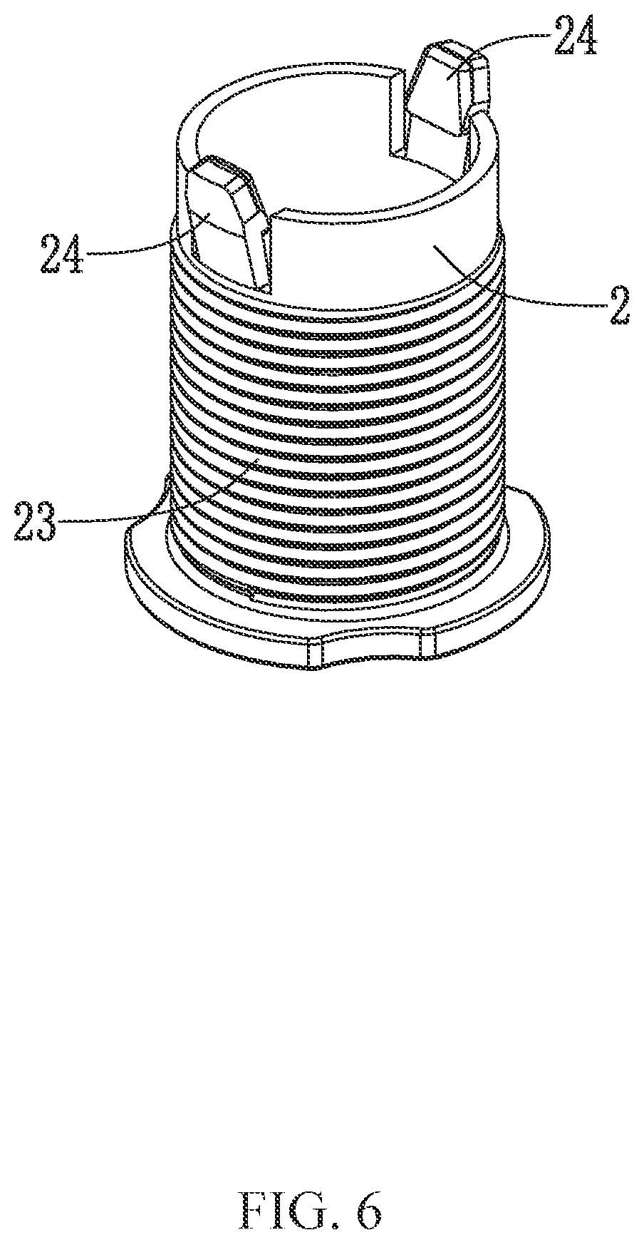 Patent US12104364 Figure 6 – Drain pipe structure and installation method thereof