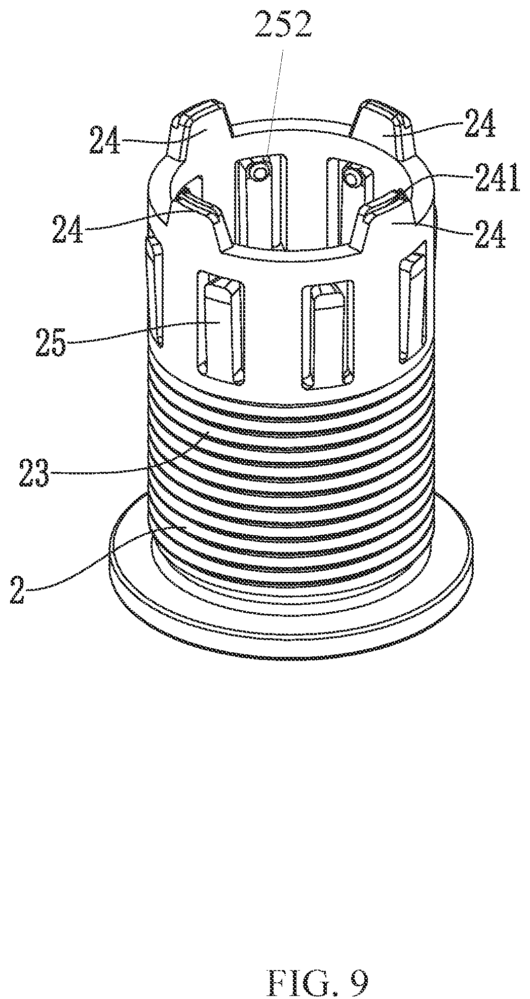 Patent US12104364 Figure 9 – Drain pipe structure and installation method thereof
