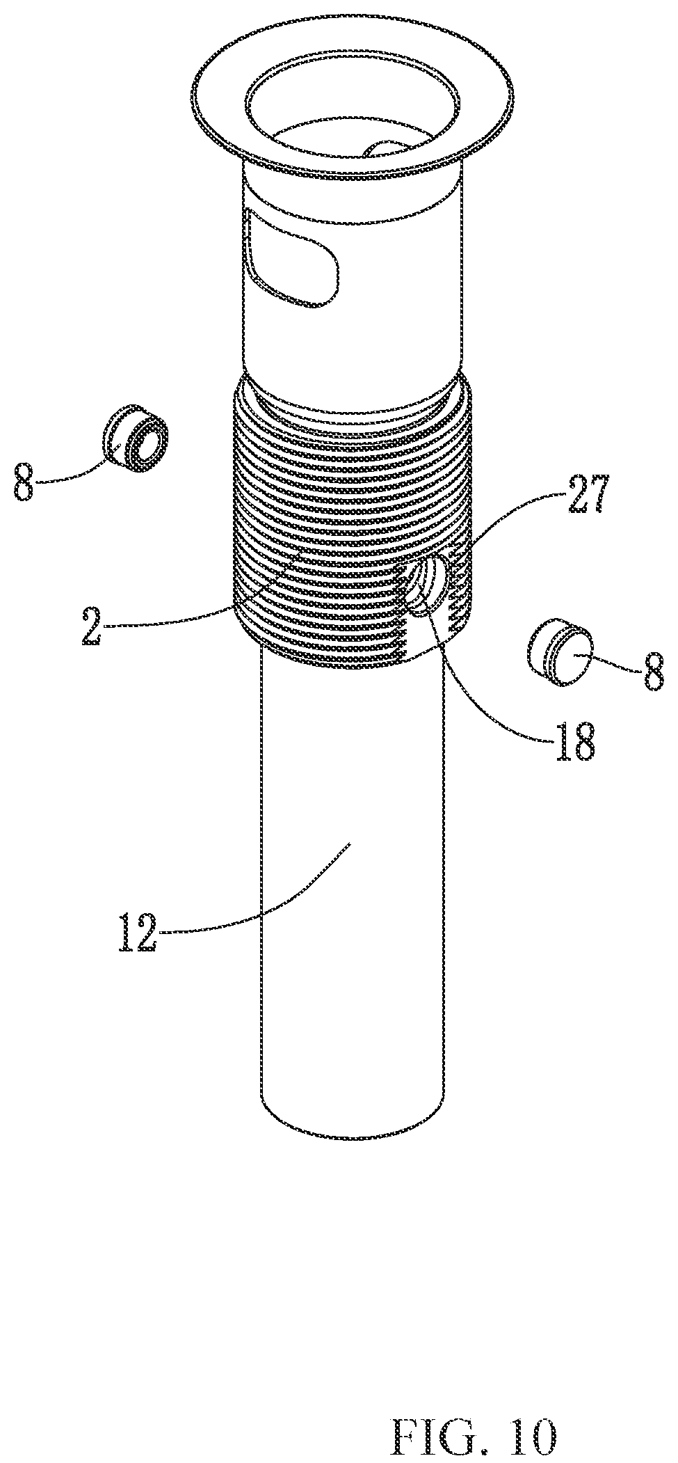 Patent US12104364 Figure 10 – Drain pipe structure and installation method thereof