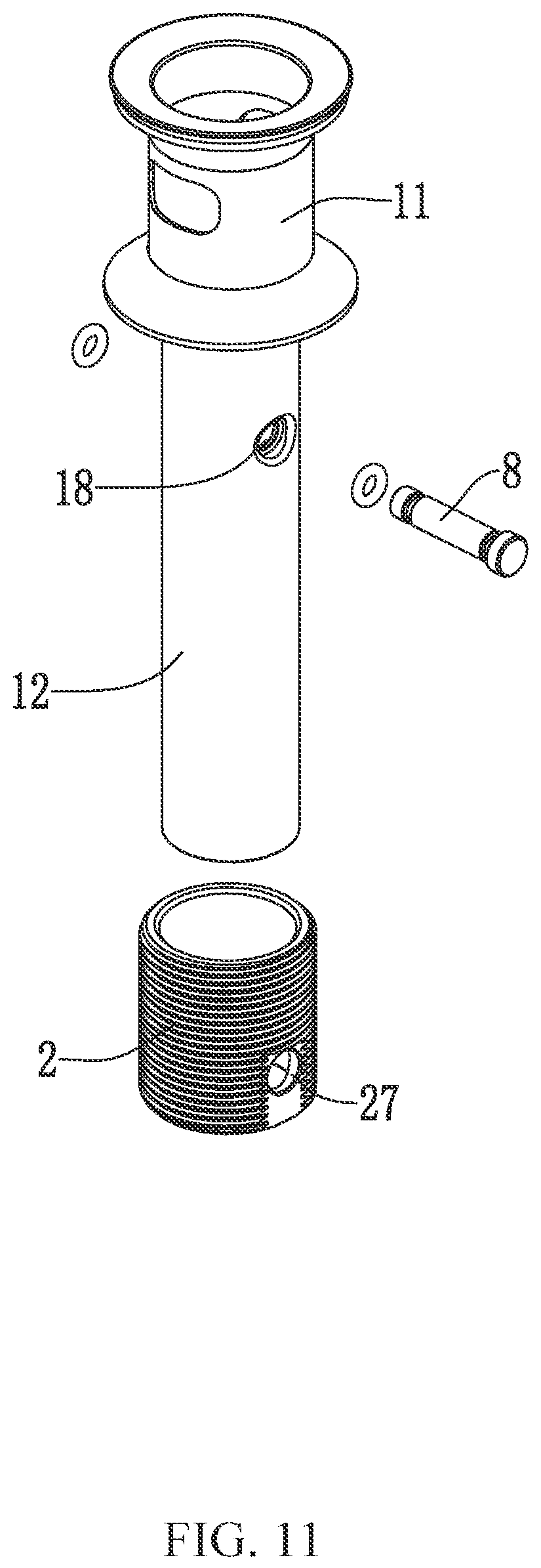 Patent US12104364 Figure 11 – Drain pipe structure and installation method thereof