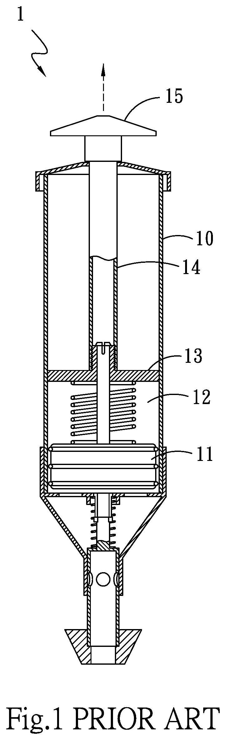 Patent US12104365 — Water-replenishing pipe dredging device — Figure 1