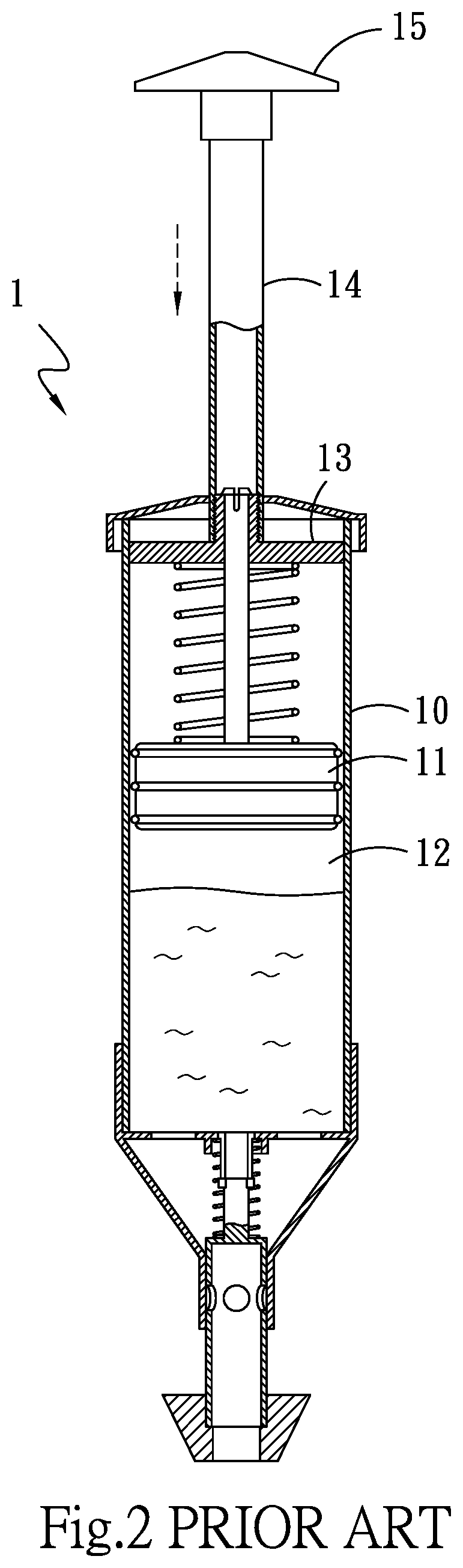 Patent US12104365 Figure 2 – Water-replenishing pipe dredging device