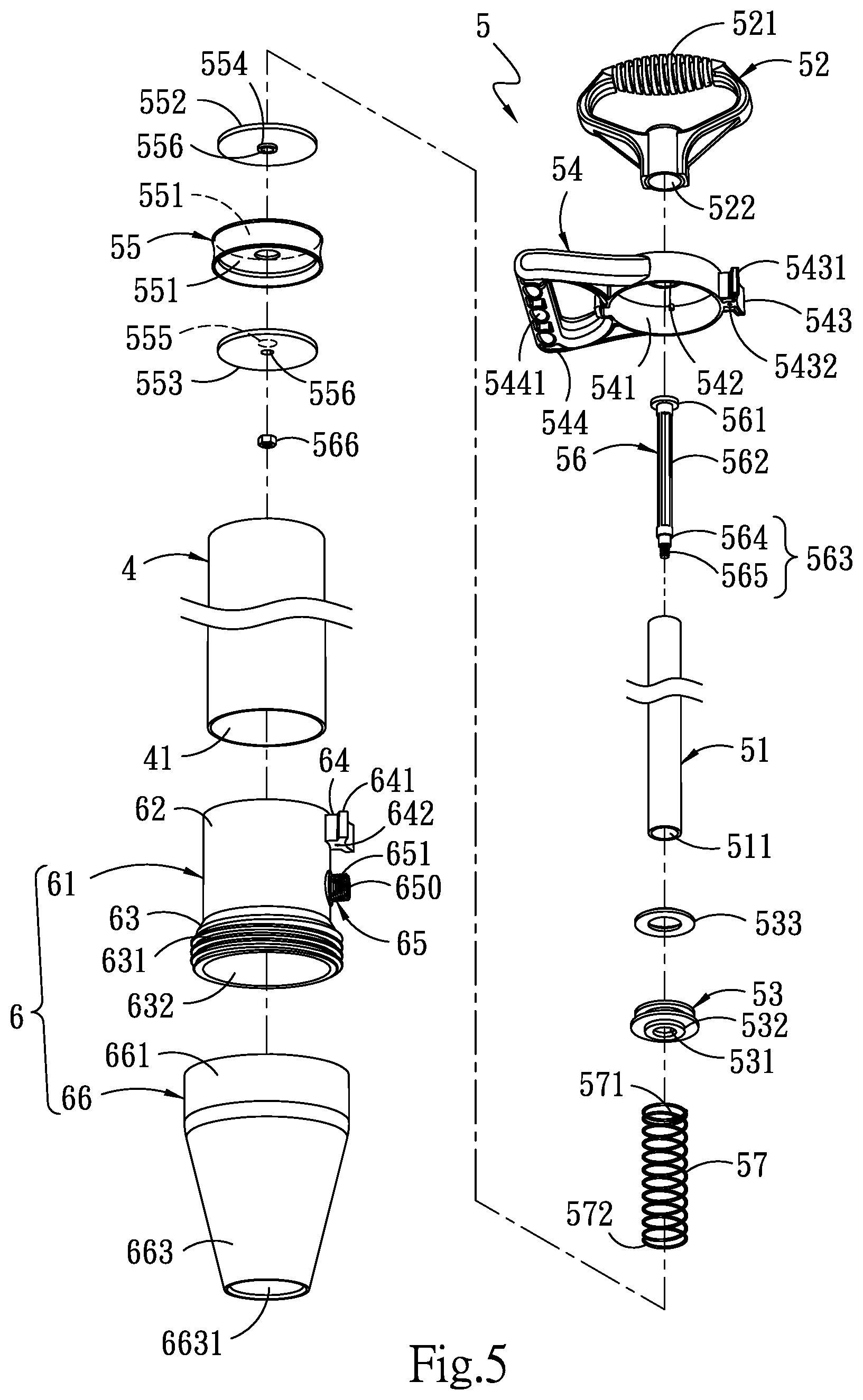 Patent US12104365 Figure 5 – Water-replenishing pipe dredging device