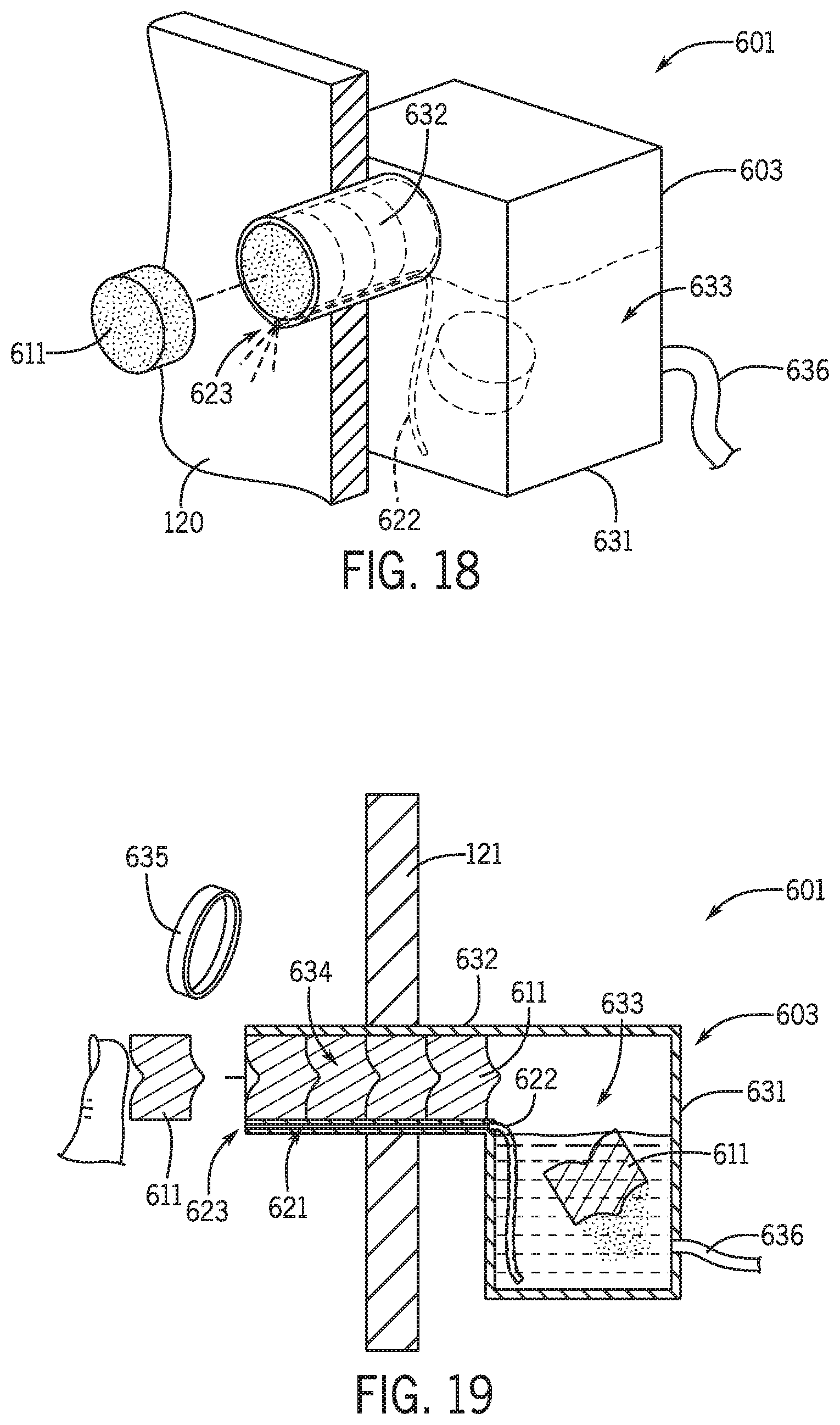 Patent US12104366 Figure 9 – Clean toilet and accessories