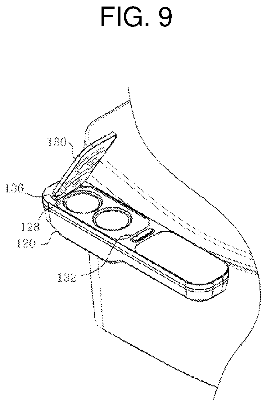 Patent US12104367 Figure 9 – Upper retractable controller for bidet filter