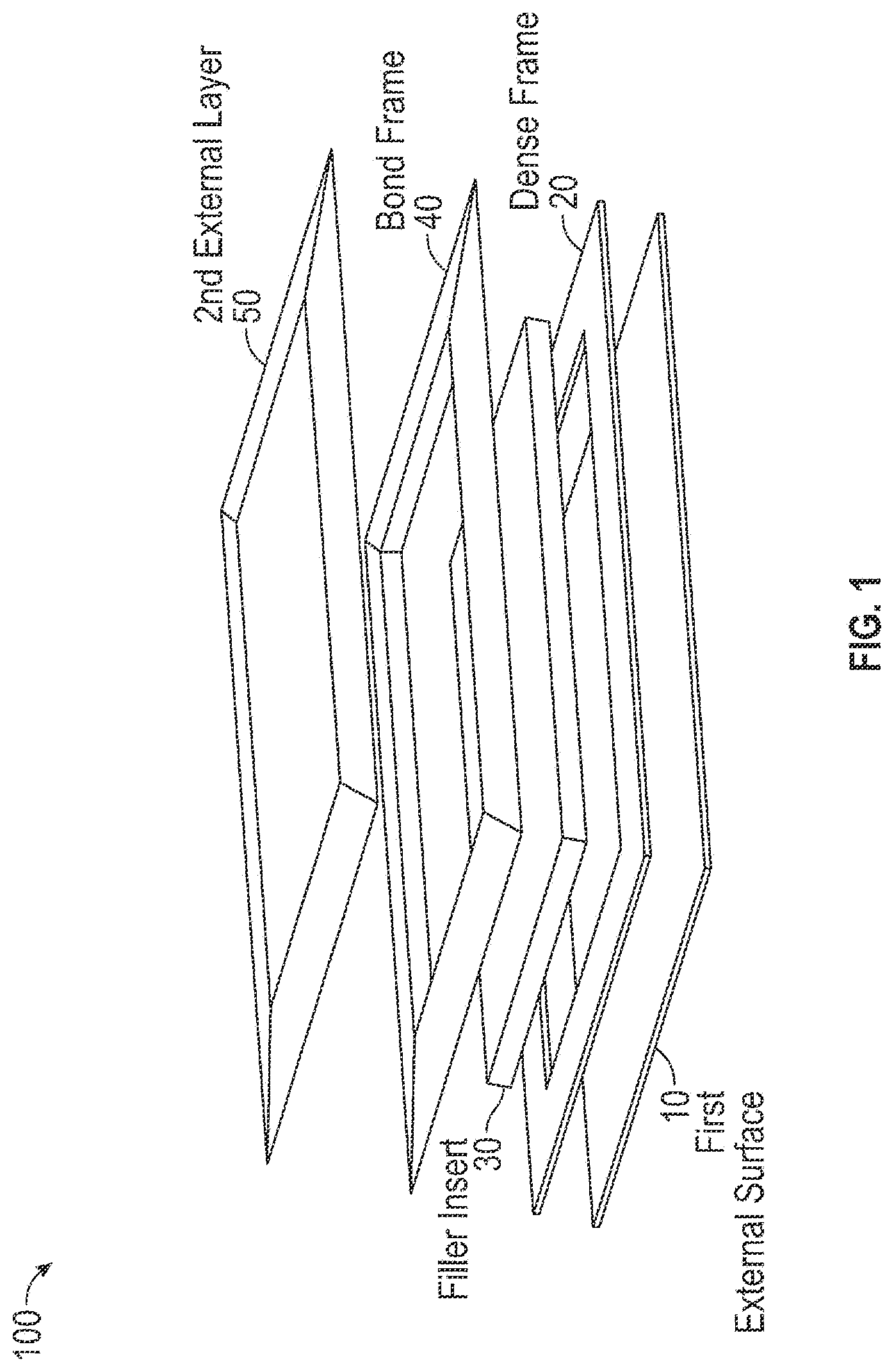 Patent US12104368 Figure 1 – Layered panels
