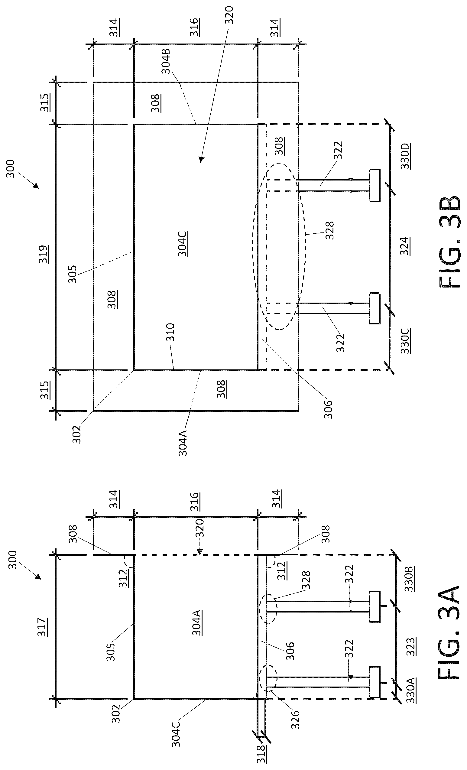 Patent US12104369 Figure 3 – Joist pocket assembly for a refrigerated facility