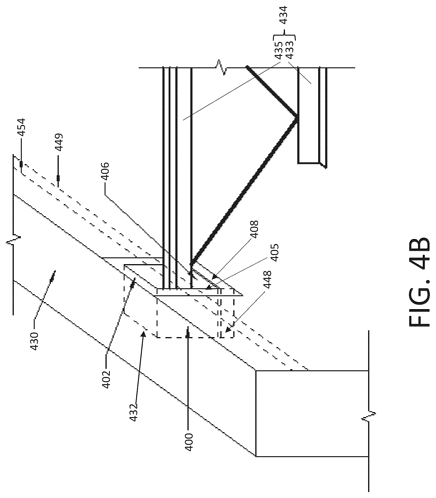 Patent US12104369 Figure 5 – Joist pocket assembly for a refrigerated facility