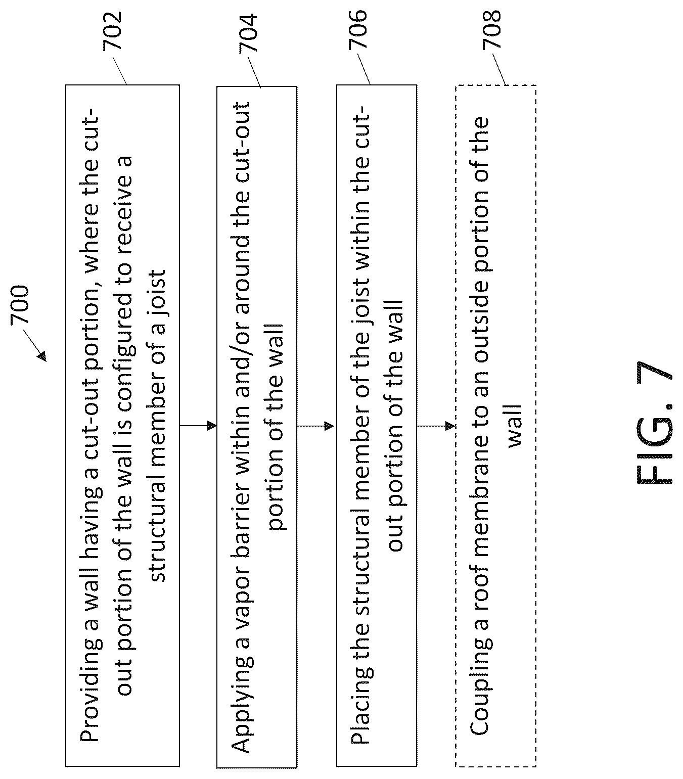 Patent US12104369 Figure 8 – Joist pocket assembly for a refrigerated facility