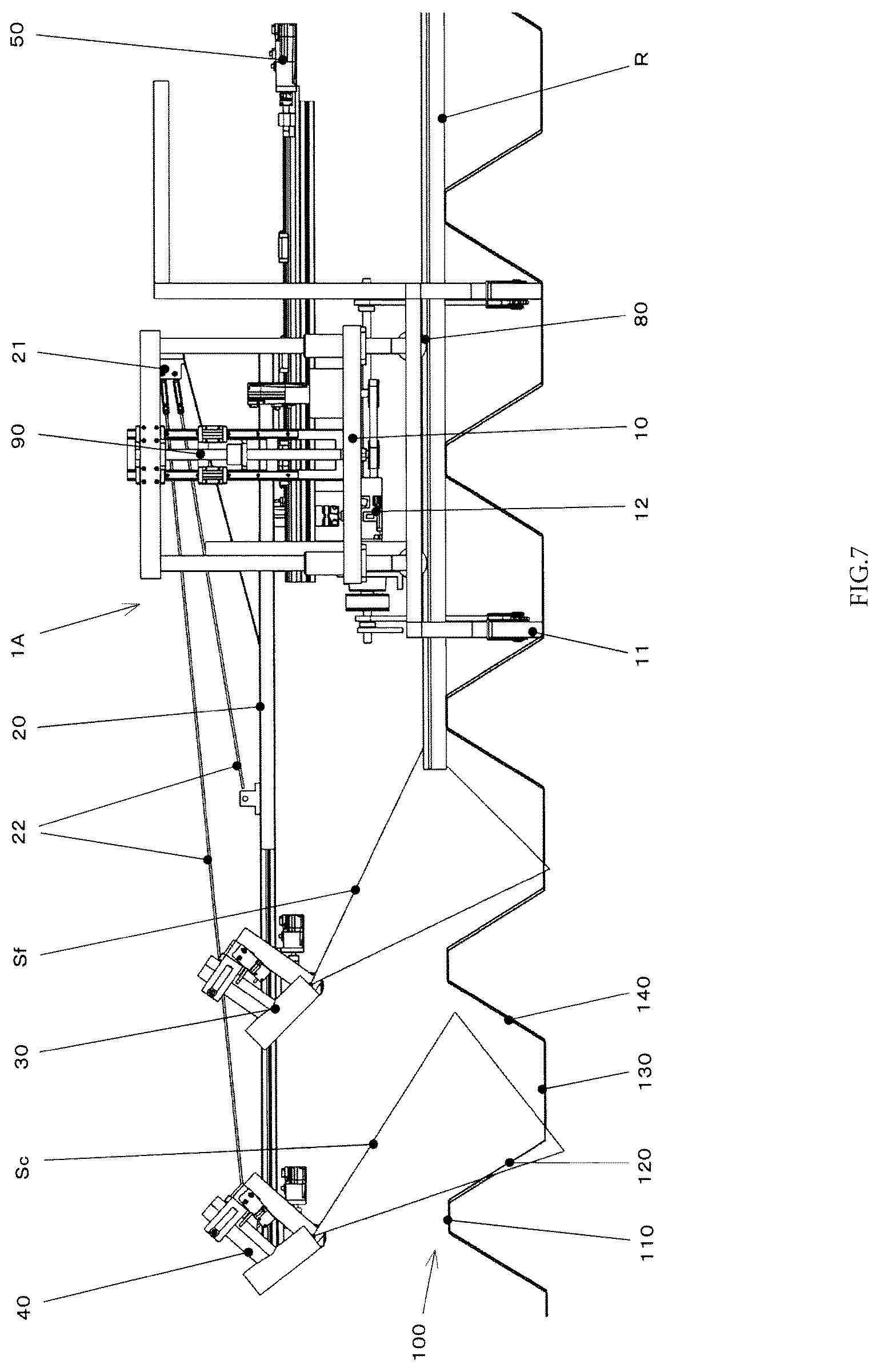 Patent US12104371 Figure 7 – Surface treatment device and surface treatment method