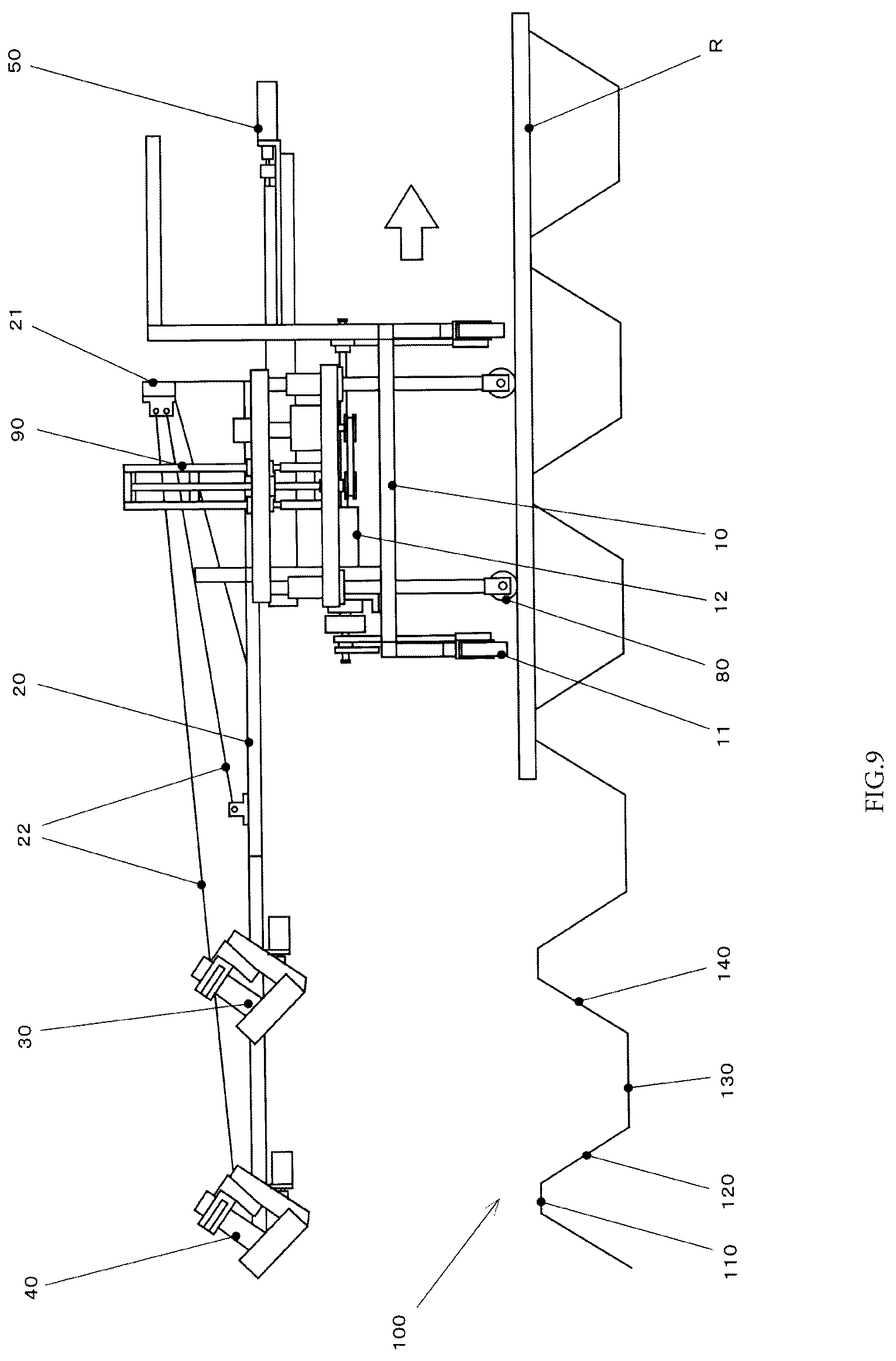 Patent US12104371 Figure 9 – Surface treatment device and surface treatment method