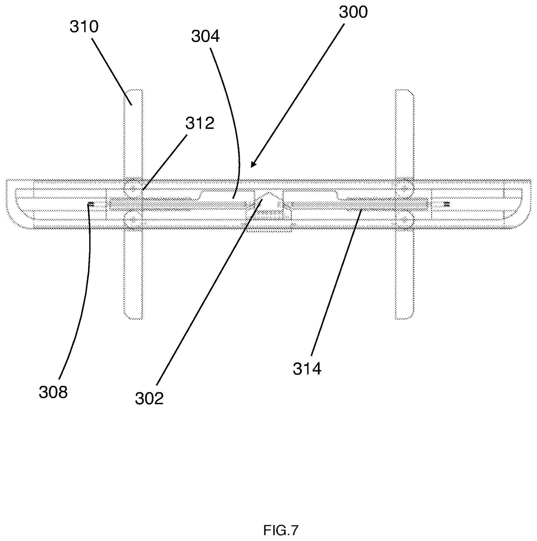 Patent US12104373 Figure 7 – Magnetic suction room divider assembly with a foldable stand mechanism