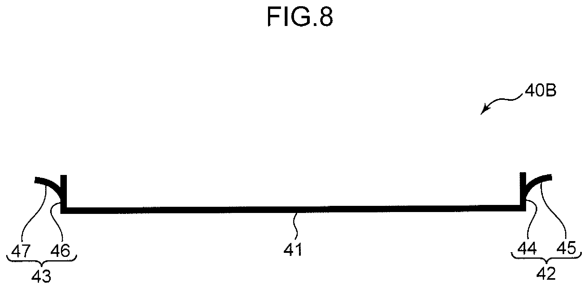 Patent US12104374 Figure 8 – Sound insulation structure of partition wall and method for constructing partition wall