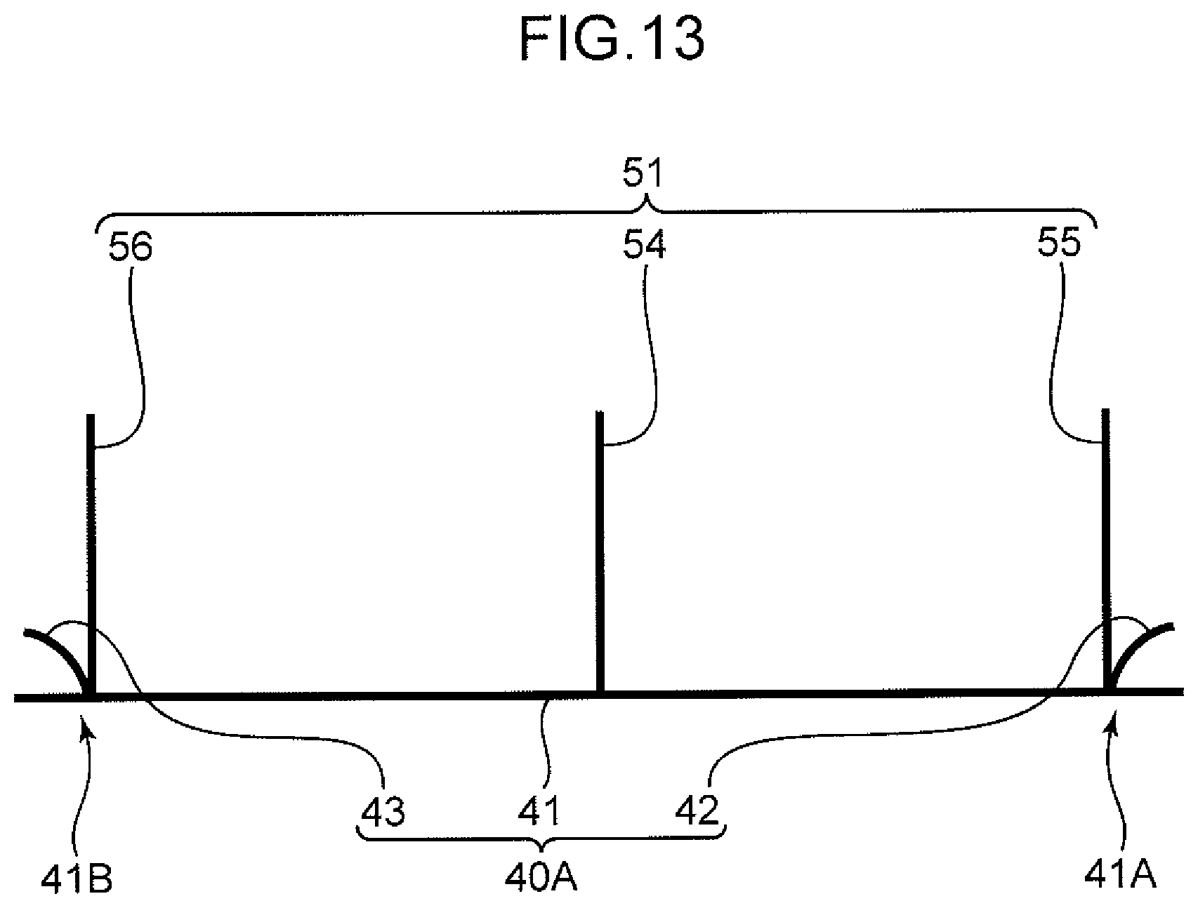 Patent US12104374 Figure 13 – Sound insulation structure of partition wall and method for constructing partition wall
