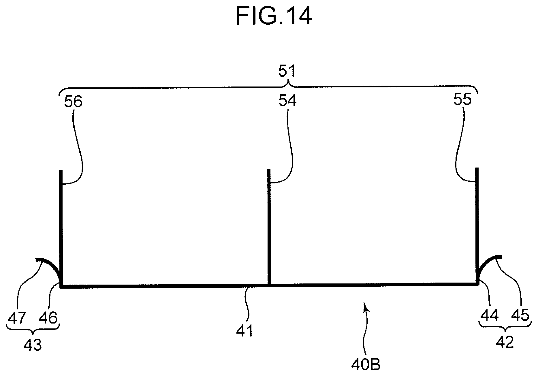 Patent US12104374 Figure 14 – Sound insulation structure of partition wall and method for constructing partition wall
