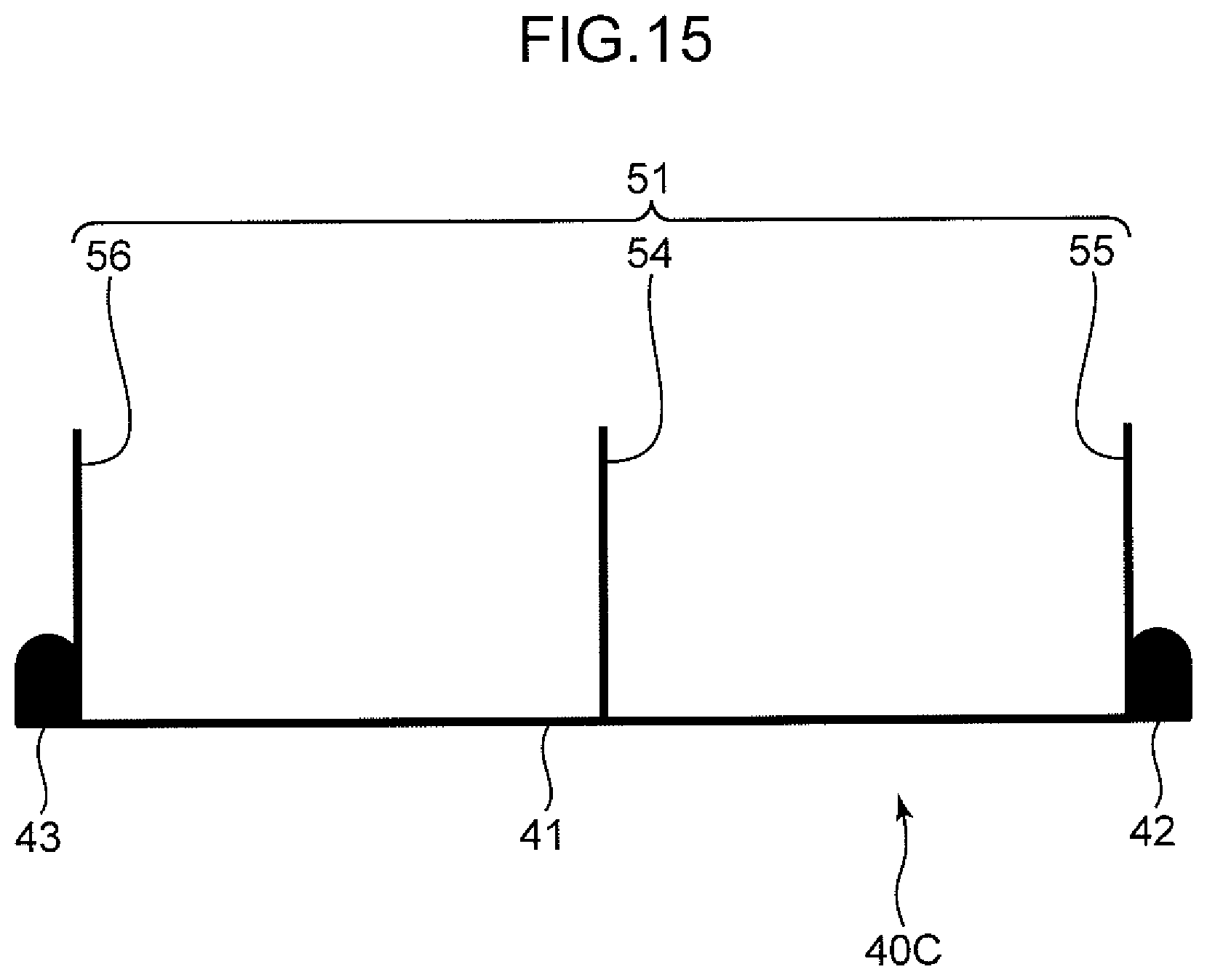 Patent US12104374 Figure 15 – Sound insulation structure of partition wall and method for constructing partition wall