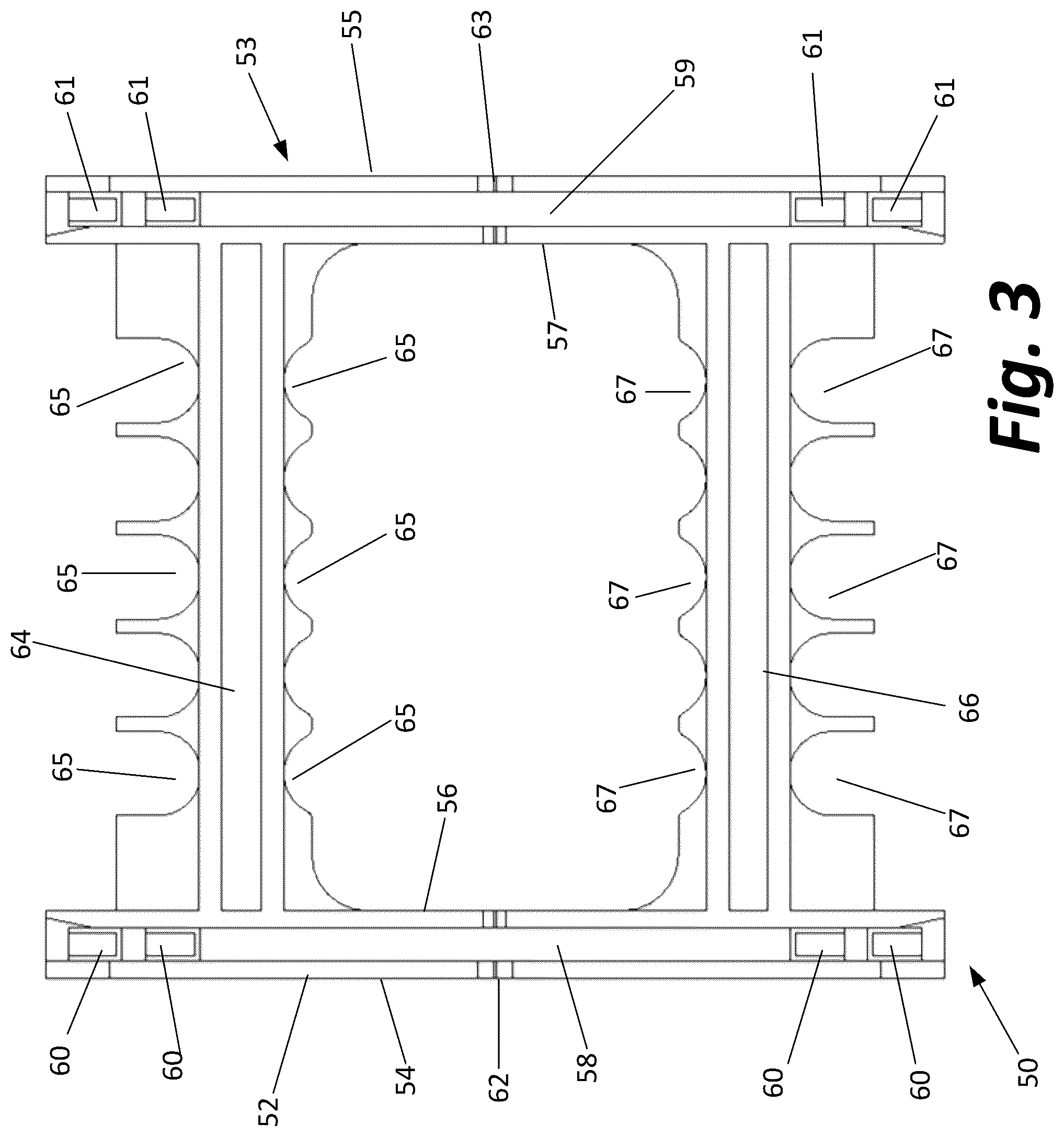 Patent US12104375 Figure 3 – Concrete form assembly