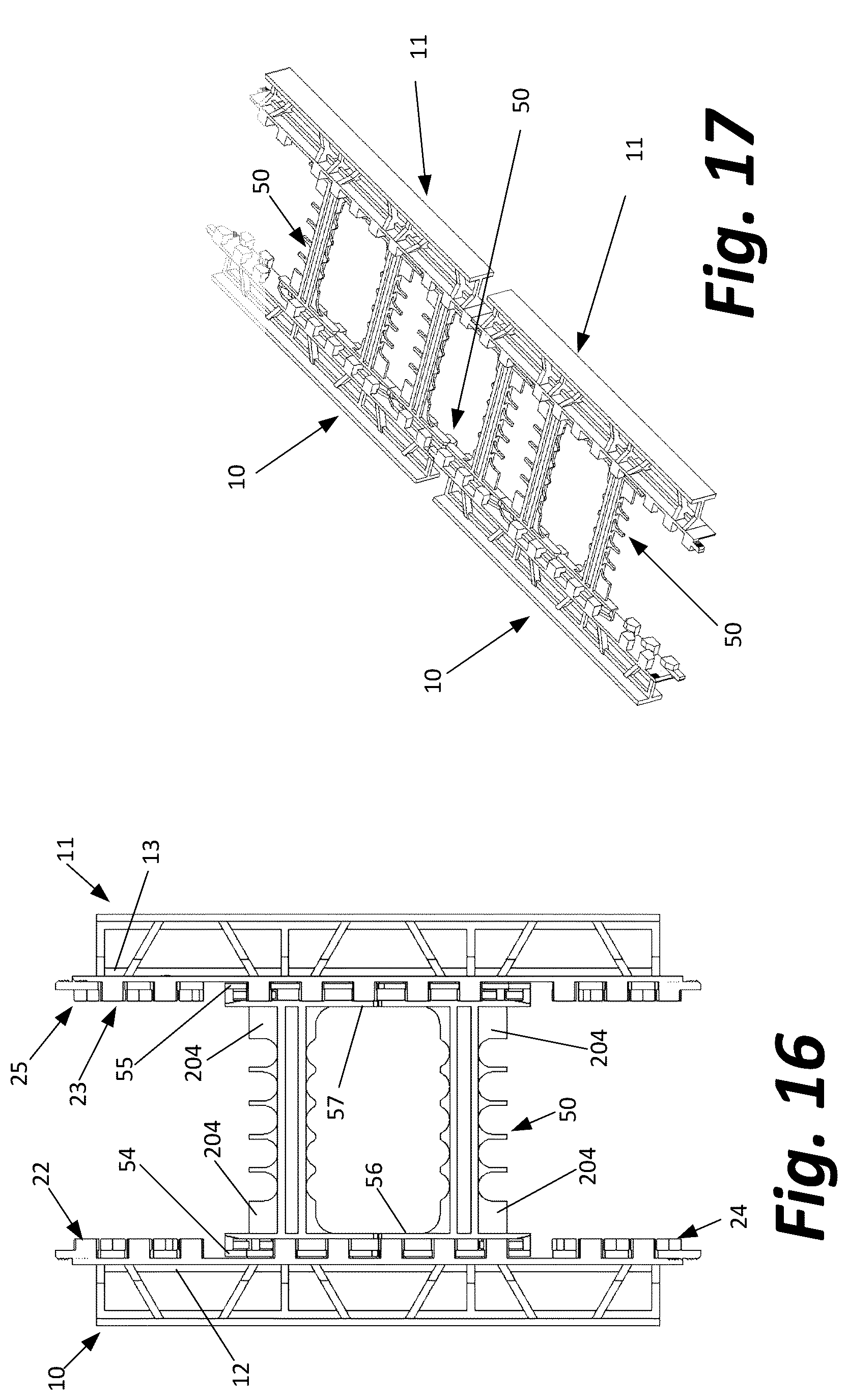 Patent US12104375 Figure 16 – Concrete form assembly
