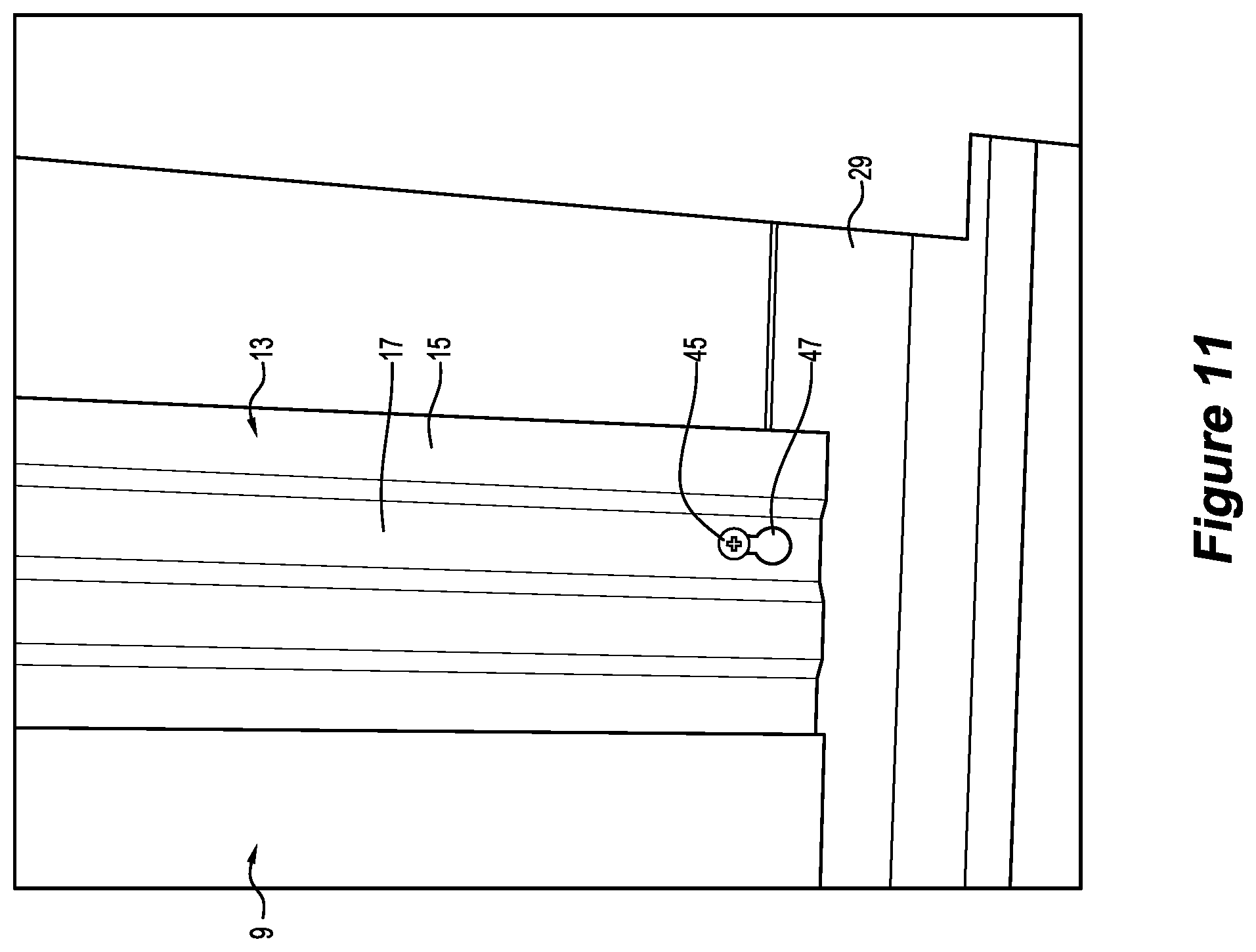 Patent US12104376 Figure 8 – Panel